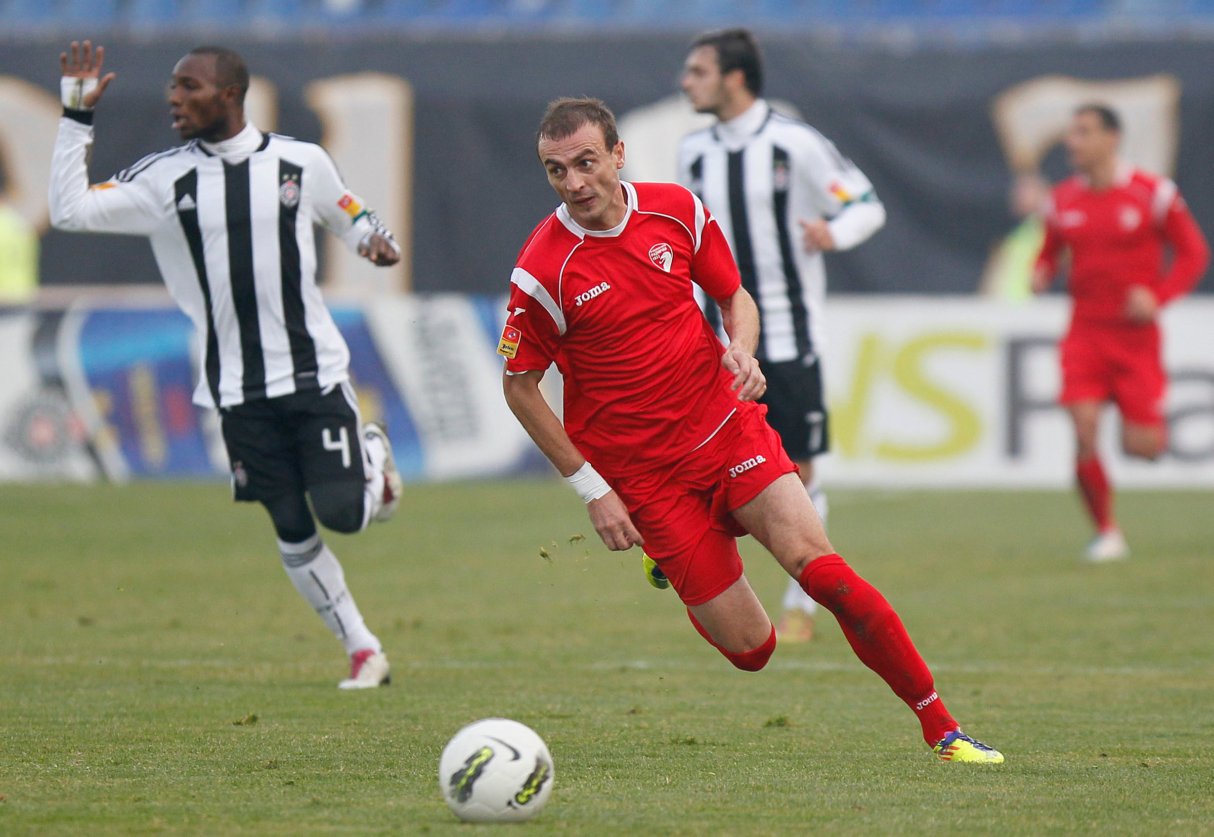 Fudbal, Jelen super liga, season 2011/2012.Partizan Vs. Radnicki 1923.Darko Spalevic.Beograd, 03.11.2011..Srdjan Stevanovic/Starsportphoto ©