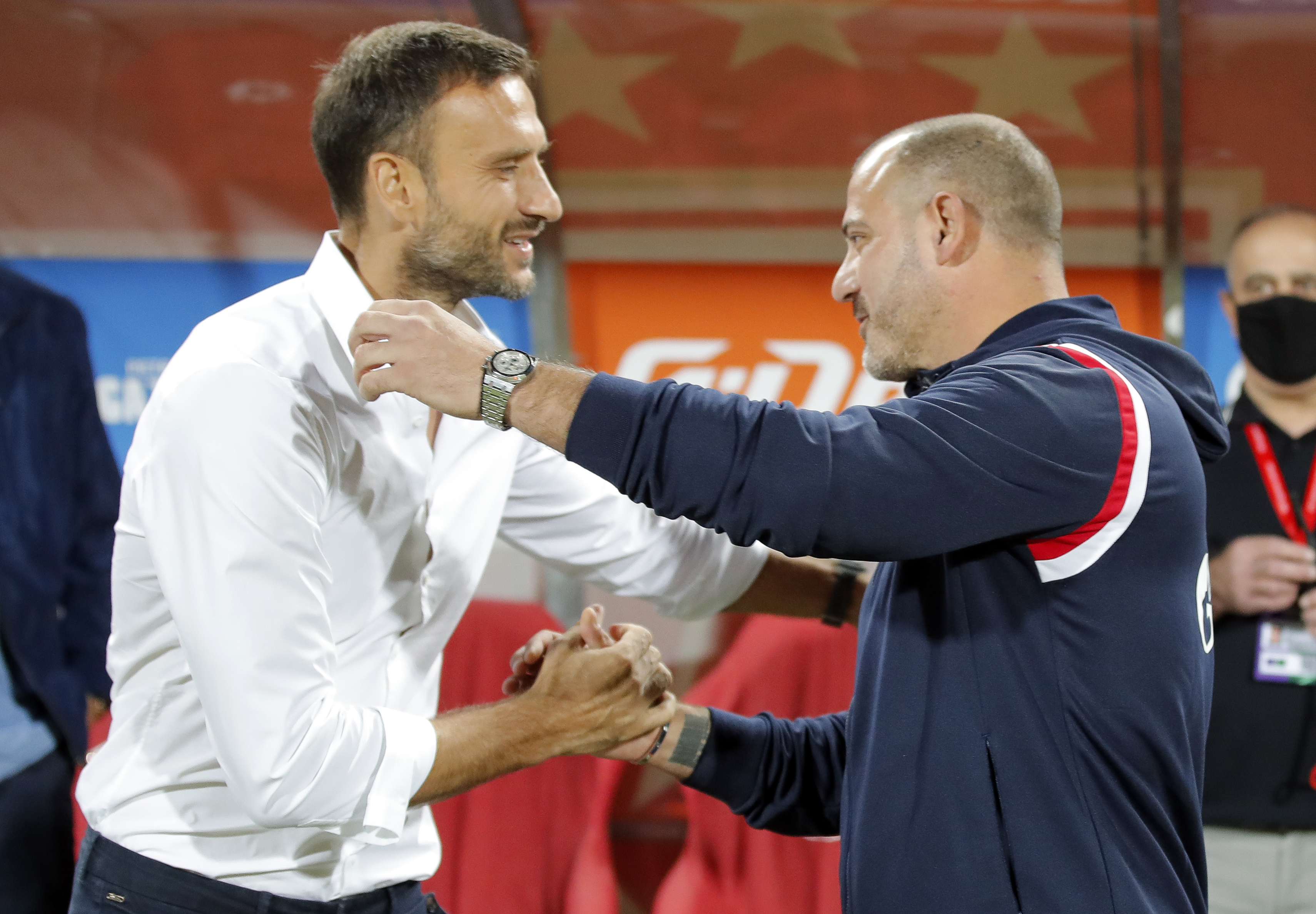 Jovan Damjanovic i Dejan Stankovic Superliga Srbije Super Liga Crvena Zvezda - Vozdovac Beograd, Srbija, Septembar 20, 2020. September 20.
foto: Pedja Milosavljevic / STARSPORT