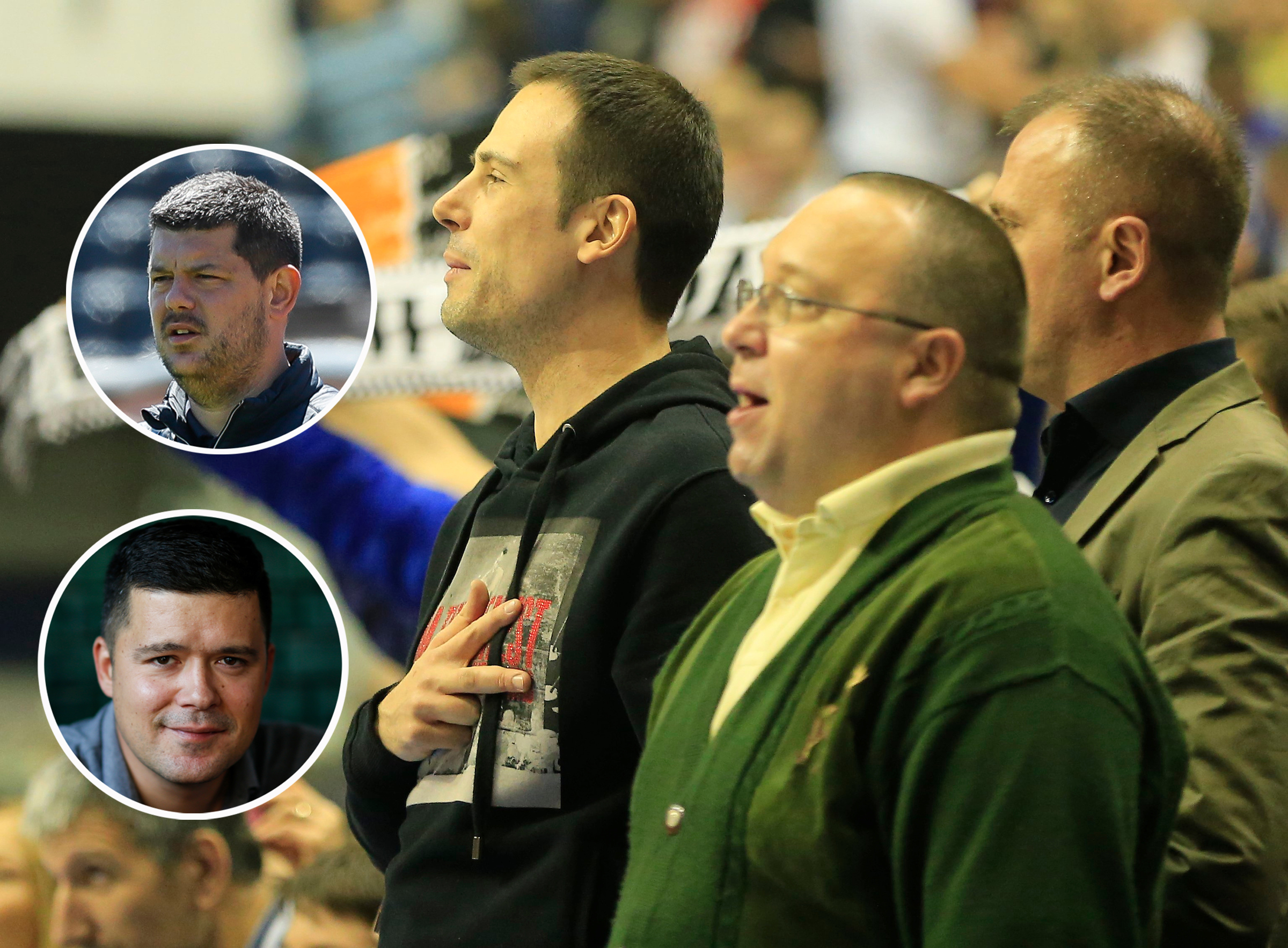 Kosarka ABA League season 2015-2016
Partizan v Crvena Zvezda 
Novak Nedic (L) and Vladimir Vuletic
Beograd, 01.25.2016.
foto: Srdjan Stevanovic/Starsportphoto©