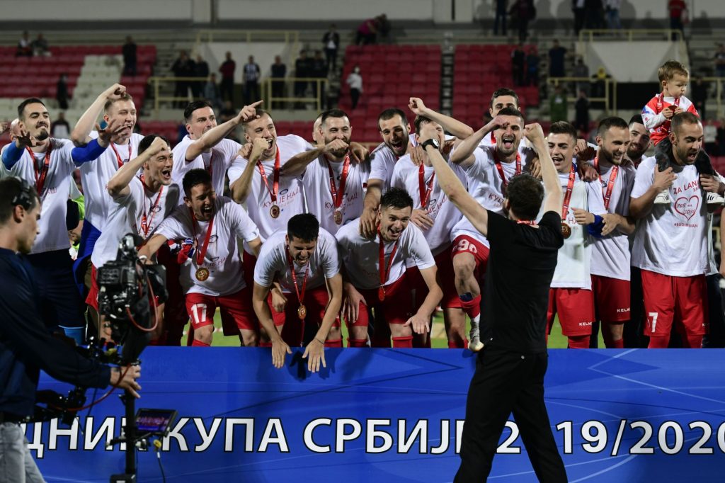 Nis 24. jun 2020. Finale Kupa Srbije Vojvodina Partizan fudbal Foto:Goran Srdanov/Nova.rs