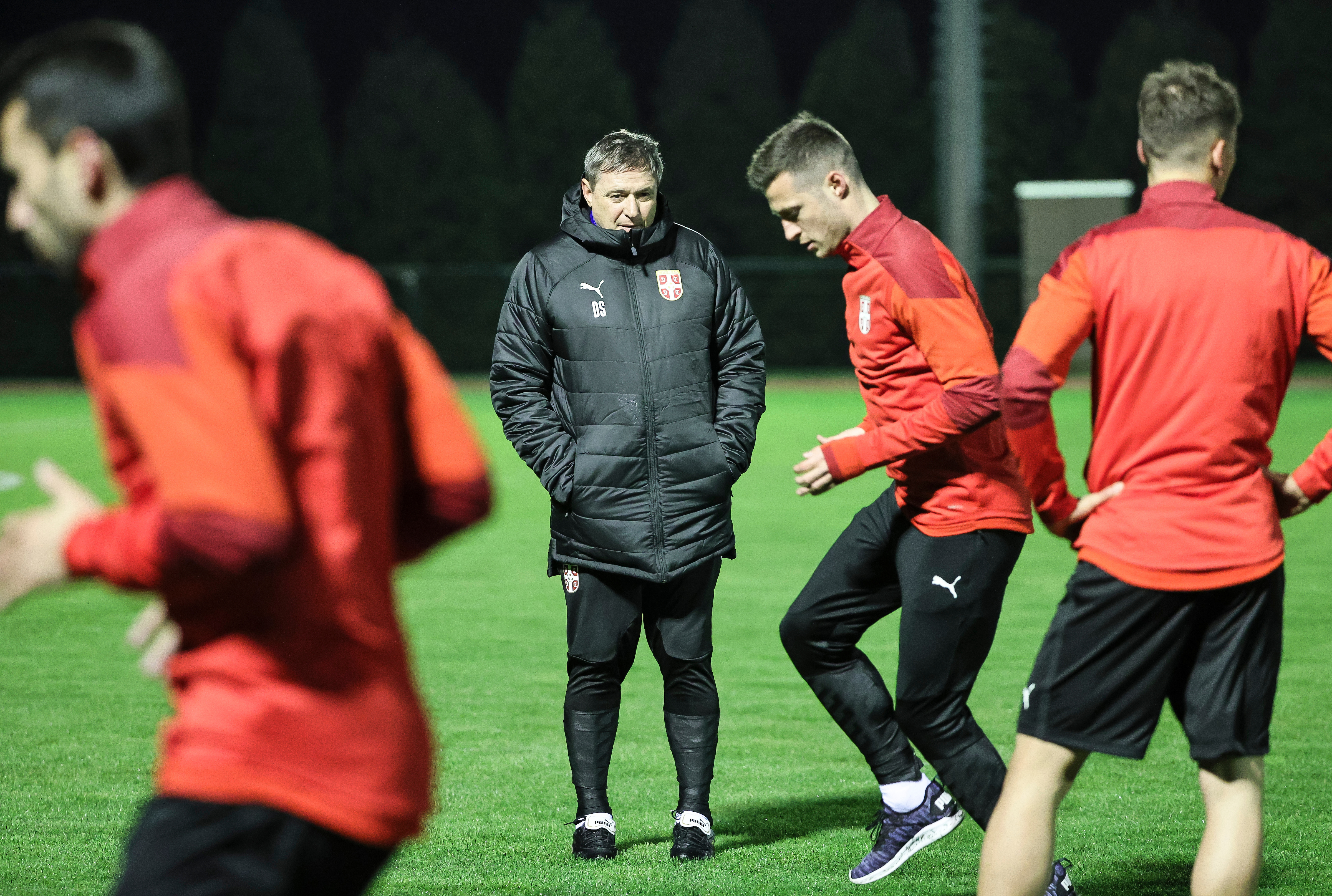 Fudbal-FIFA World Cup 2022 Qualifiers Reprezentacija Srbije-Pripreme-Trening
head coach Dragan Stojkovic Piksi Uros Spajic (R)
Stara Pazova, 22.03.2021.
foto: Srdjan StevanovicStarsportphoto ©