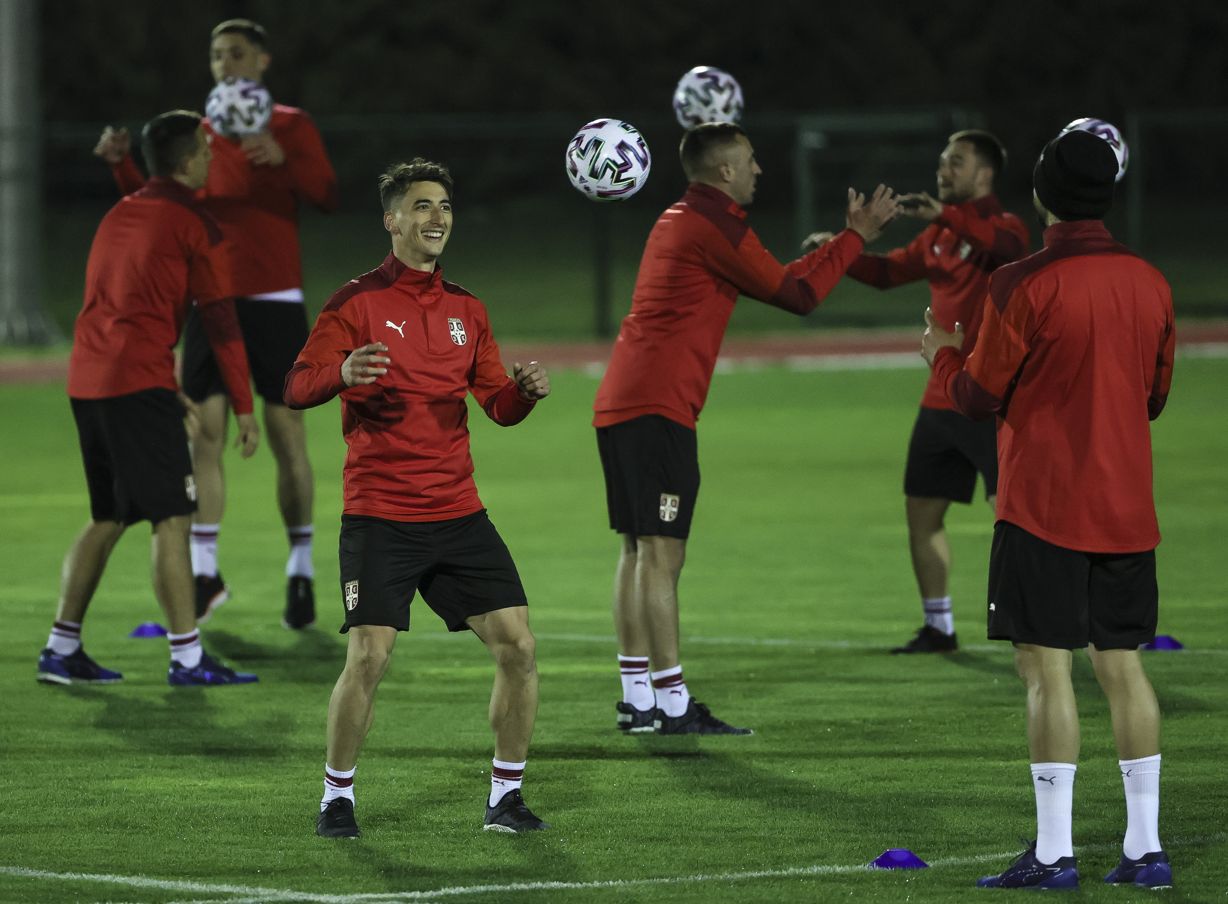 Fudbal-FIFA World Cup 2022 Qualifiers Reprezentacija Srbije-Pripreme-Trening
Aleksandar Mitrovic (R) and Filip Djuricic
Stara Pazova, 22.03.2021.
foto: Srdjan StevanovicStarsportphoto ©