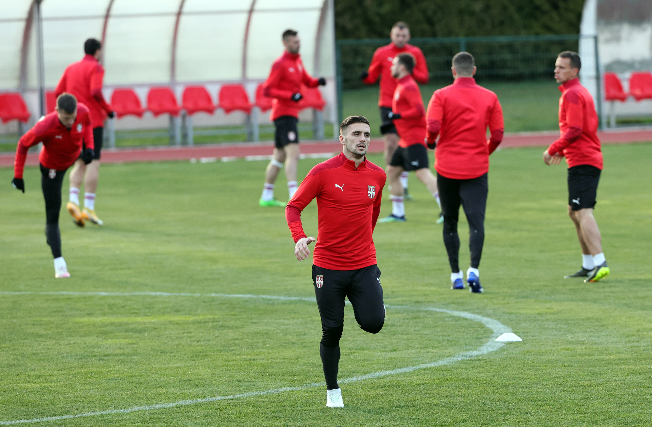 Trening fudbalske reprezentacije Srbije