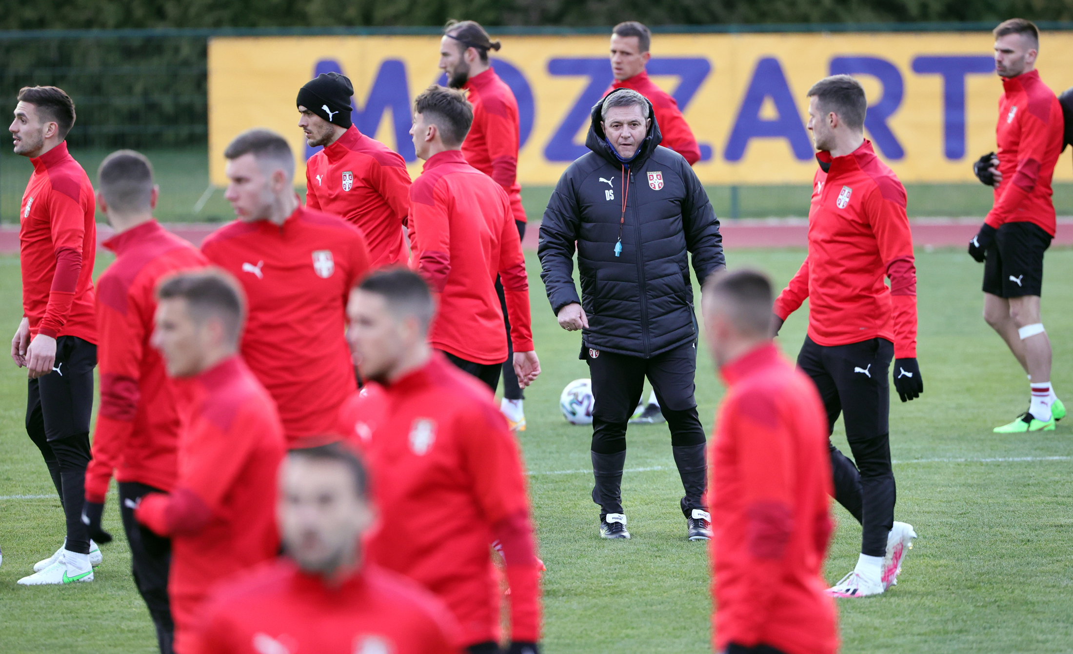 Trening fudbalske reprezentacije Srbije