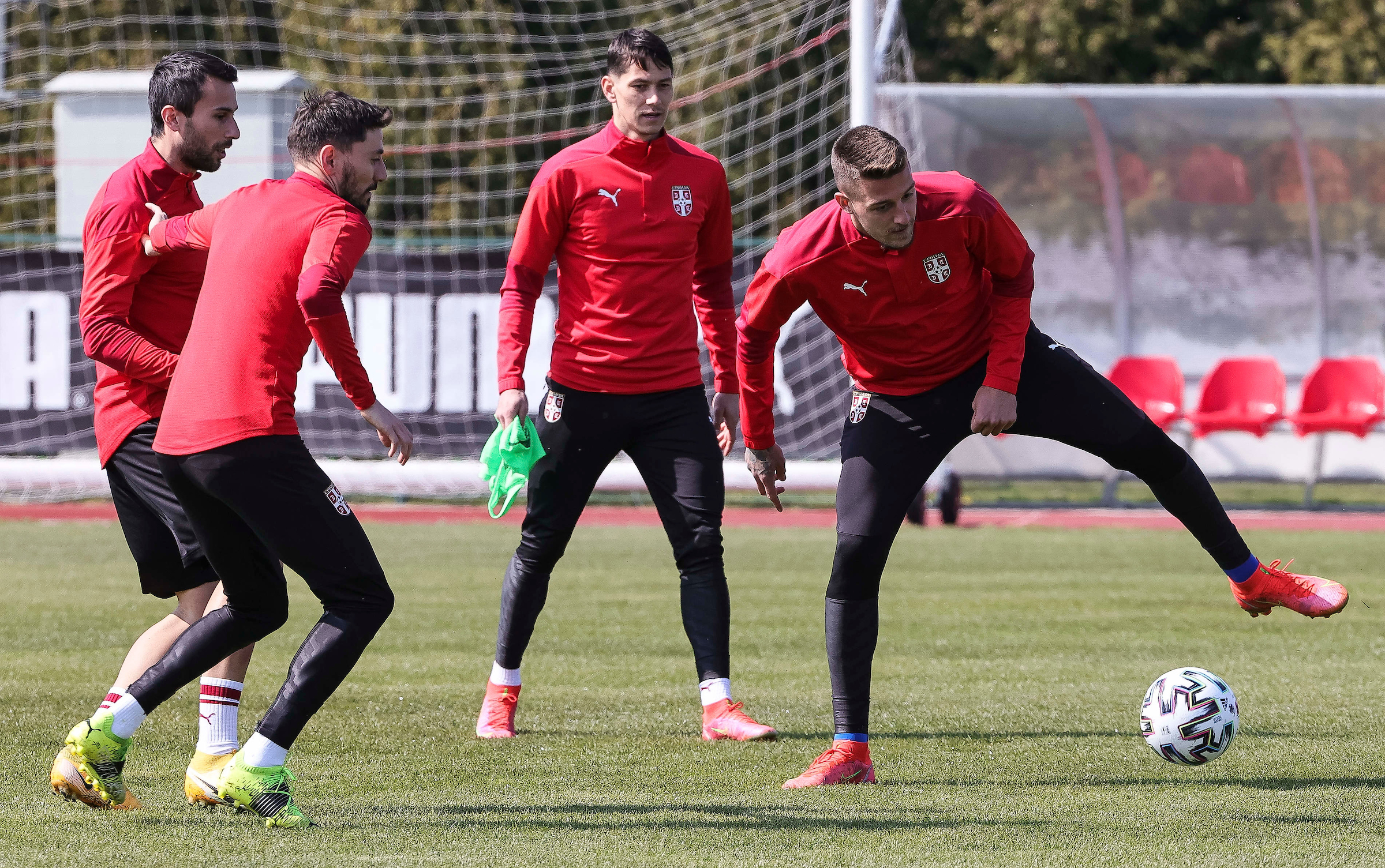 Trening Orlova pred Portugaliju