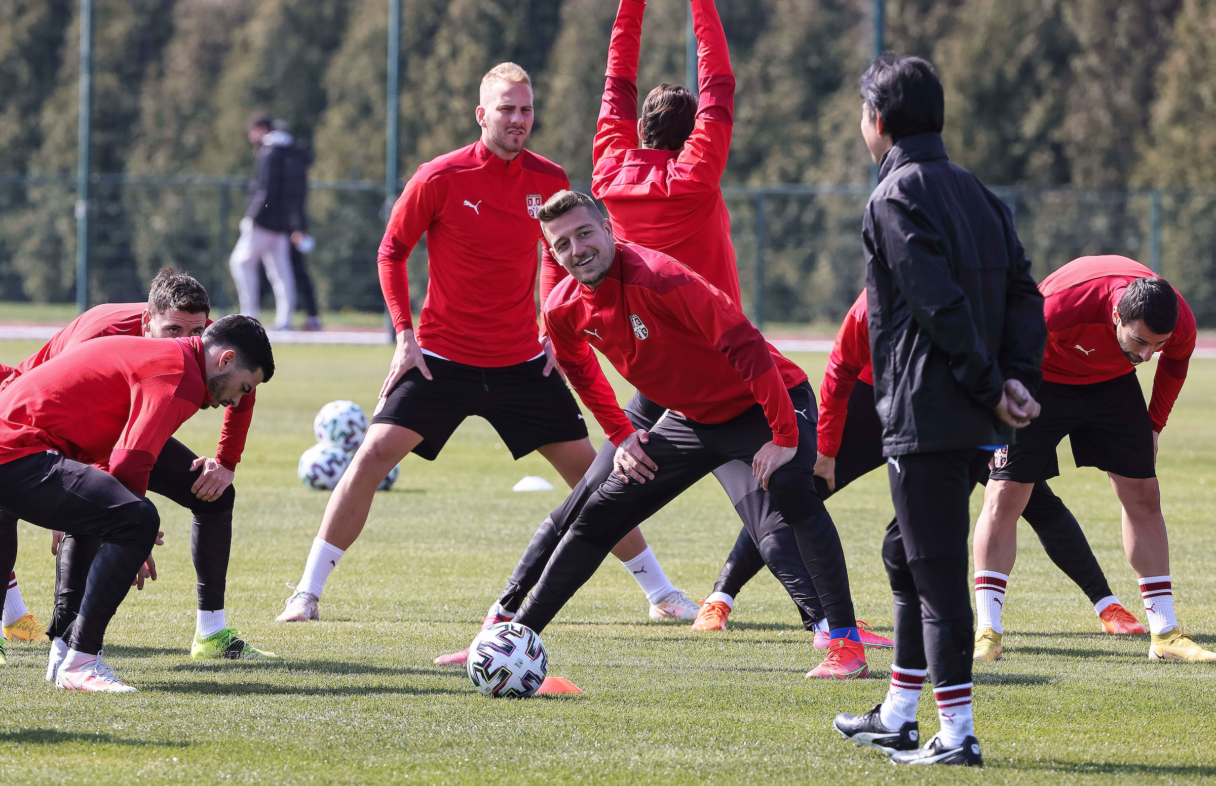 Trening Orlova pred Portugaliju