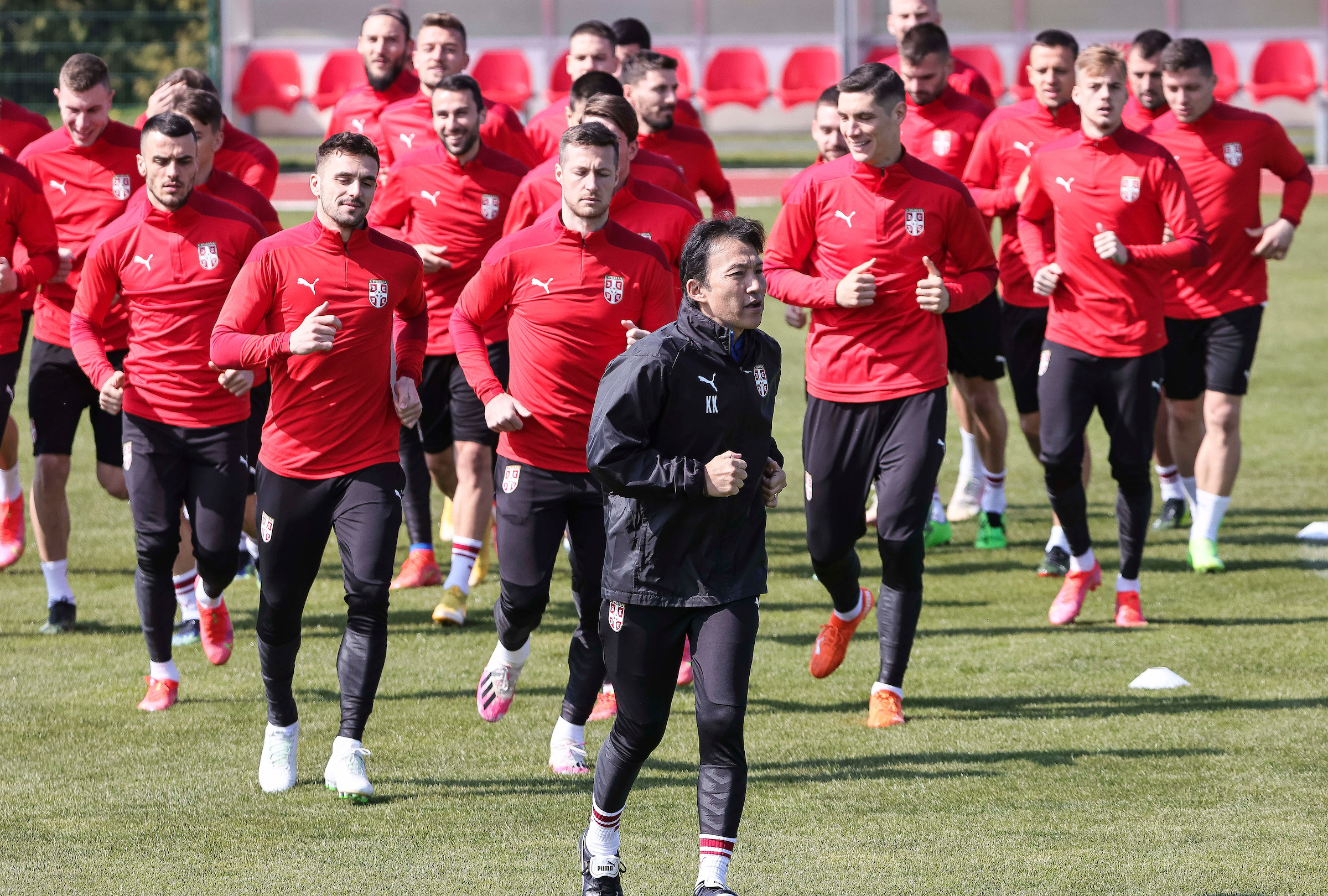 Trening Orlova pred Portugaliju