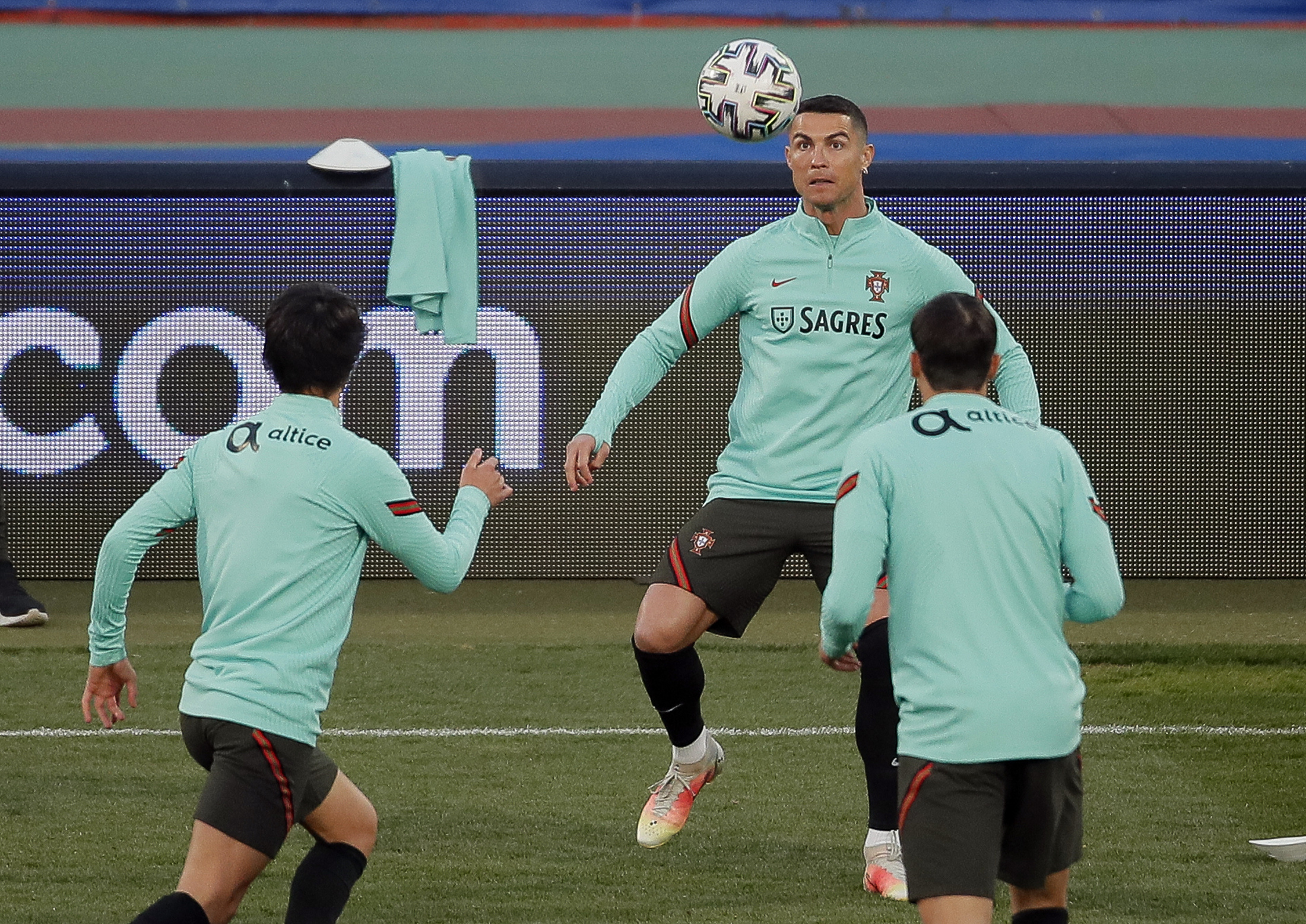 Trening, Fudbalska reprezentacija Portugala, Marakana, Kristijano Ronaldo