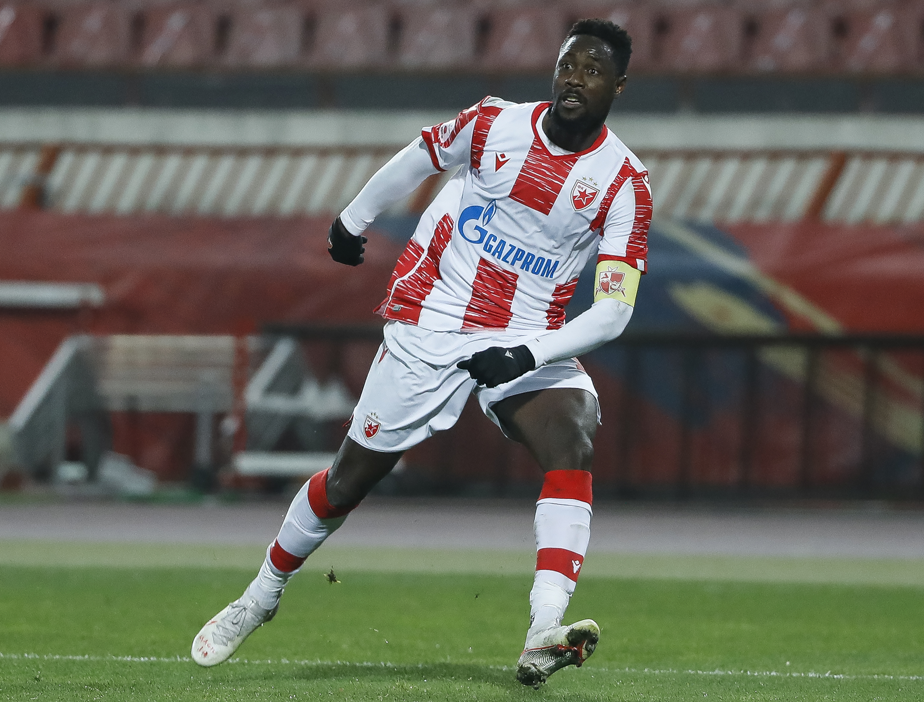 Fudbal Super League Season 2020-2021
Crvena Zvezda v OFK Backa
Richmond Boakye kapiten kapitenska traka captain ilustracija Illustration
Beograd, 13.12.2020.
foto: Srdjan Stevanovic/Starsportphoto ©