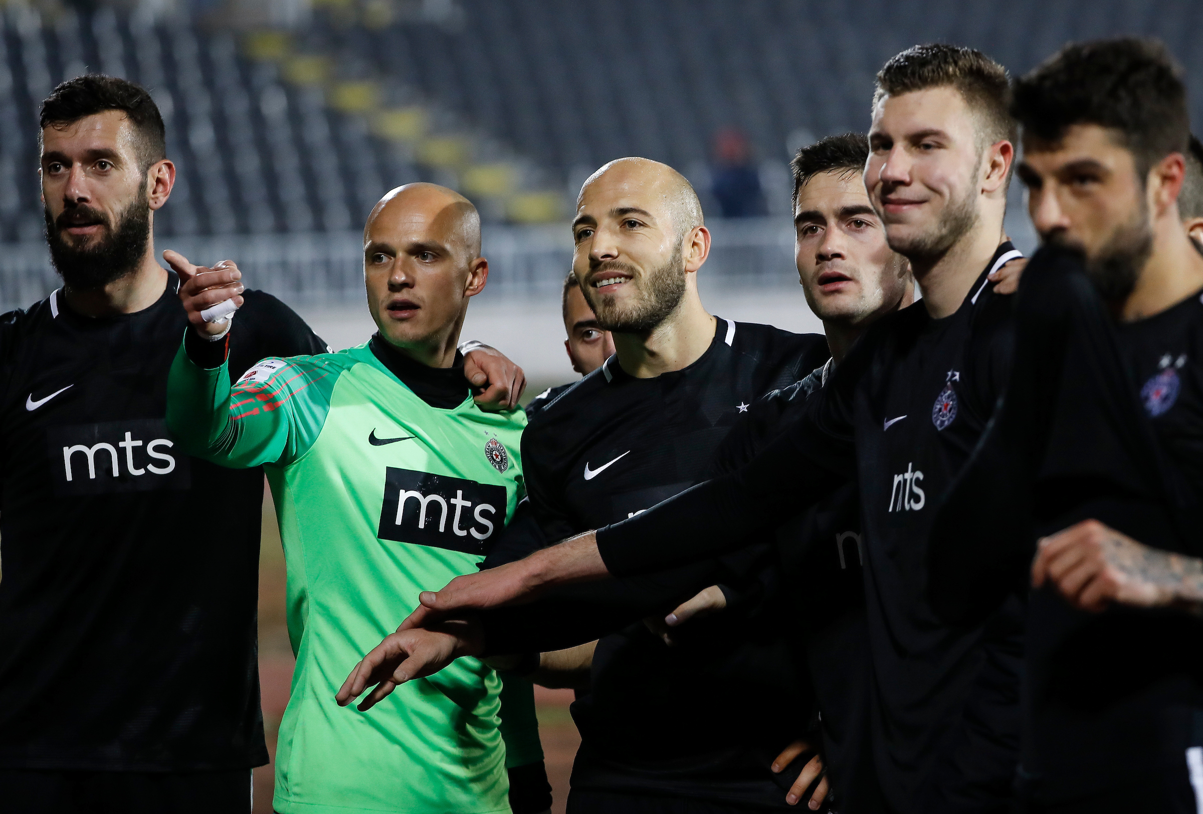 Fudbal Kup Srbije Season 2019-2020
Partizan v Spartak
from left Aleksandar Scekic goalkeeper Nemanja Stevanovic Nemanja Miletic Sasa Zdjelar Strahinja Pavlovic Uros Vitas
Beograd, 10.03.2020.
foto: Srdjan Stevanovic/Starsportphoto ©