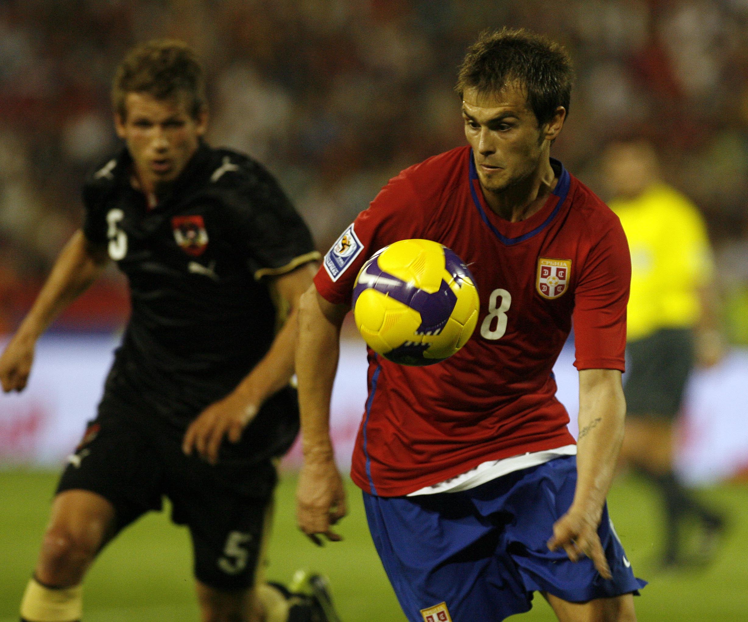 Danko Lazovic Sport Fudbal Reprezentacija Srbija Austrija National Team Kvalifikacije Za SP Juzna Afrika Qualifications South Africa Austria Beograd Srbija 6.6.2009. (credit image © photo: Pedja Milosavljevic / STARSPORT/ thepedja@gmail.com)