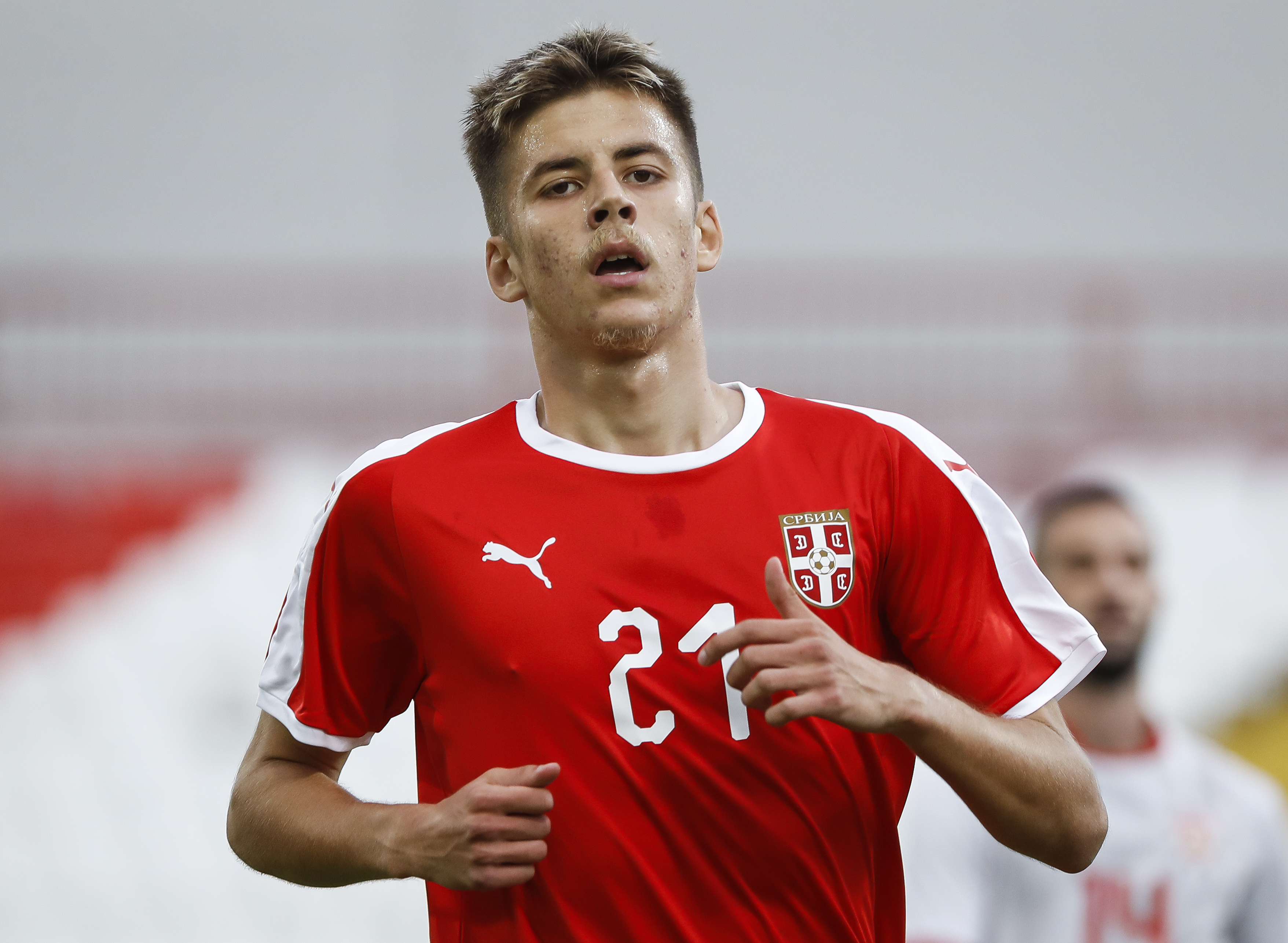Fudbal Soccer Reprezentacija Srbije U21
Kvalifikacije za U21 EURO 2019
Srbija U21 v Makedonija U21
Luka Ilic
Novi Sad, 07.09.2018.
foto: Srdjan Stevanovic/Starsportphoto ©