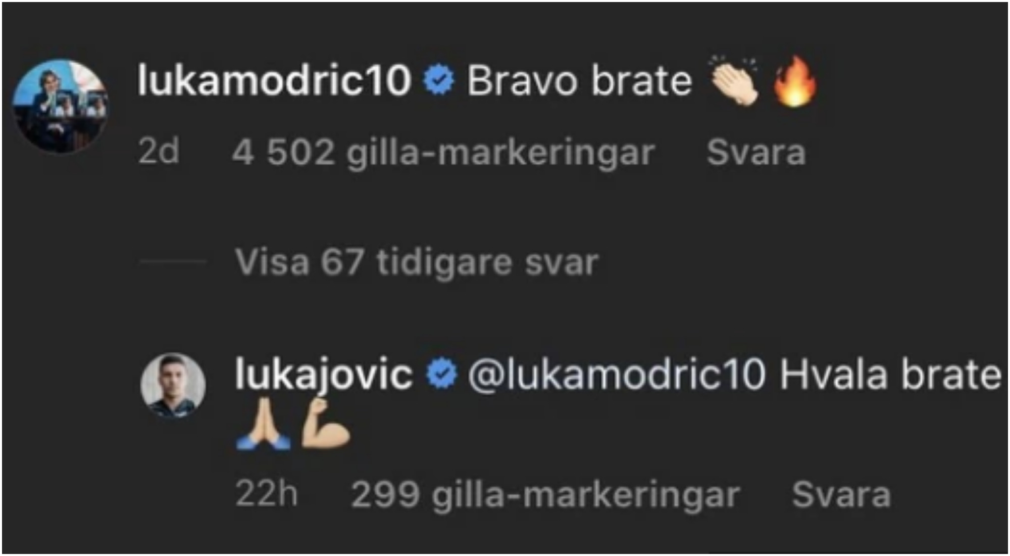 Foto: Screenshot Instagram/ Luka Jovic