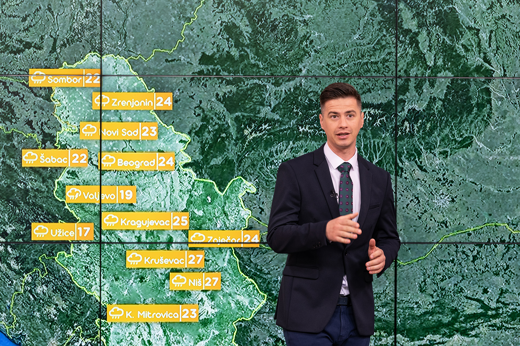 Marko Katić  voditelj vremenske prognoze  Foto:Nova S