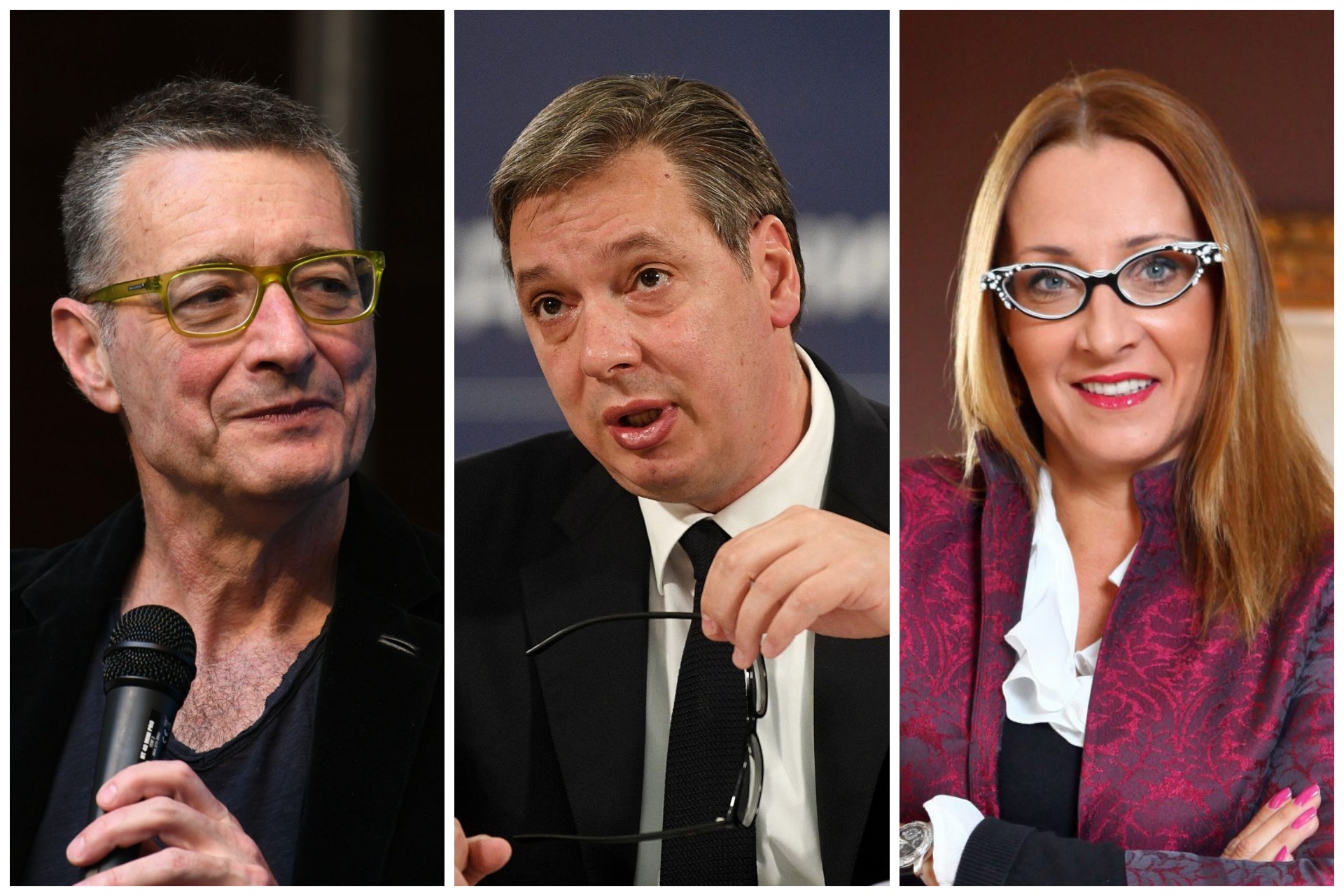 srđan dragojević , vučić i tatjana vojtehovski kombo