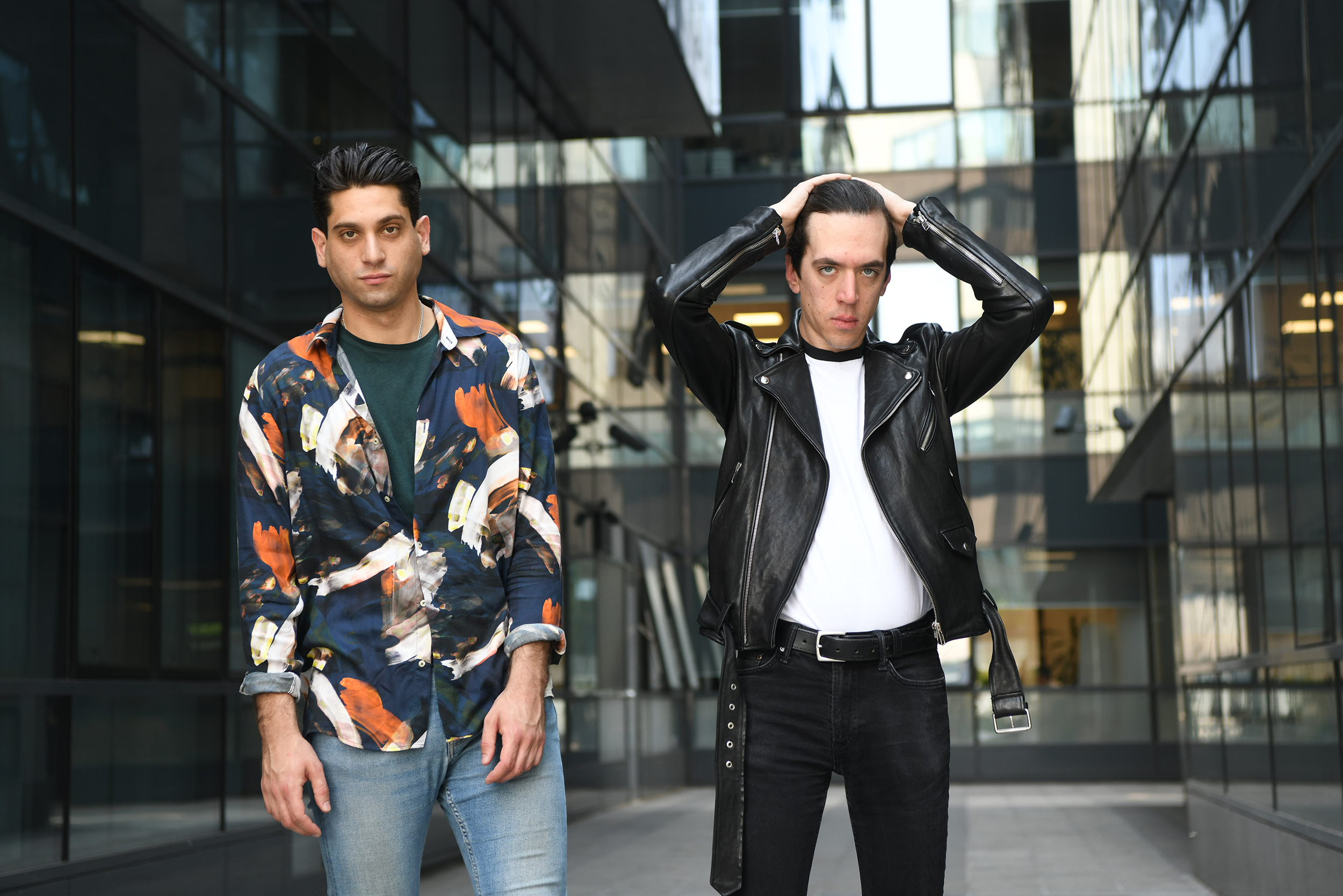 Beograd, 16.06.2021. Buč Kesidi bend, gitarista Luka Racić i bubnjar Zoran Zarubica Foto: Goran Srdanov/Nova.rs