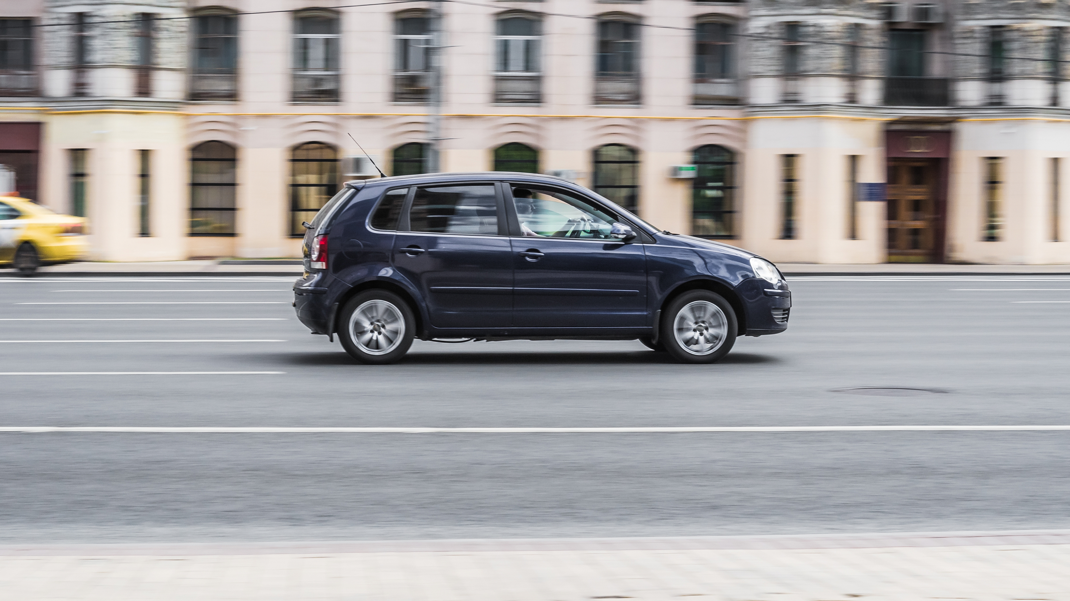 Moscow,,Russia,-,July,2021:,Volkswagen,Polo,Mk4,5-door,Fast