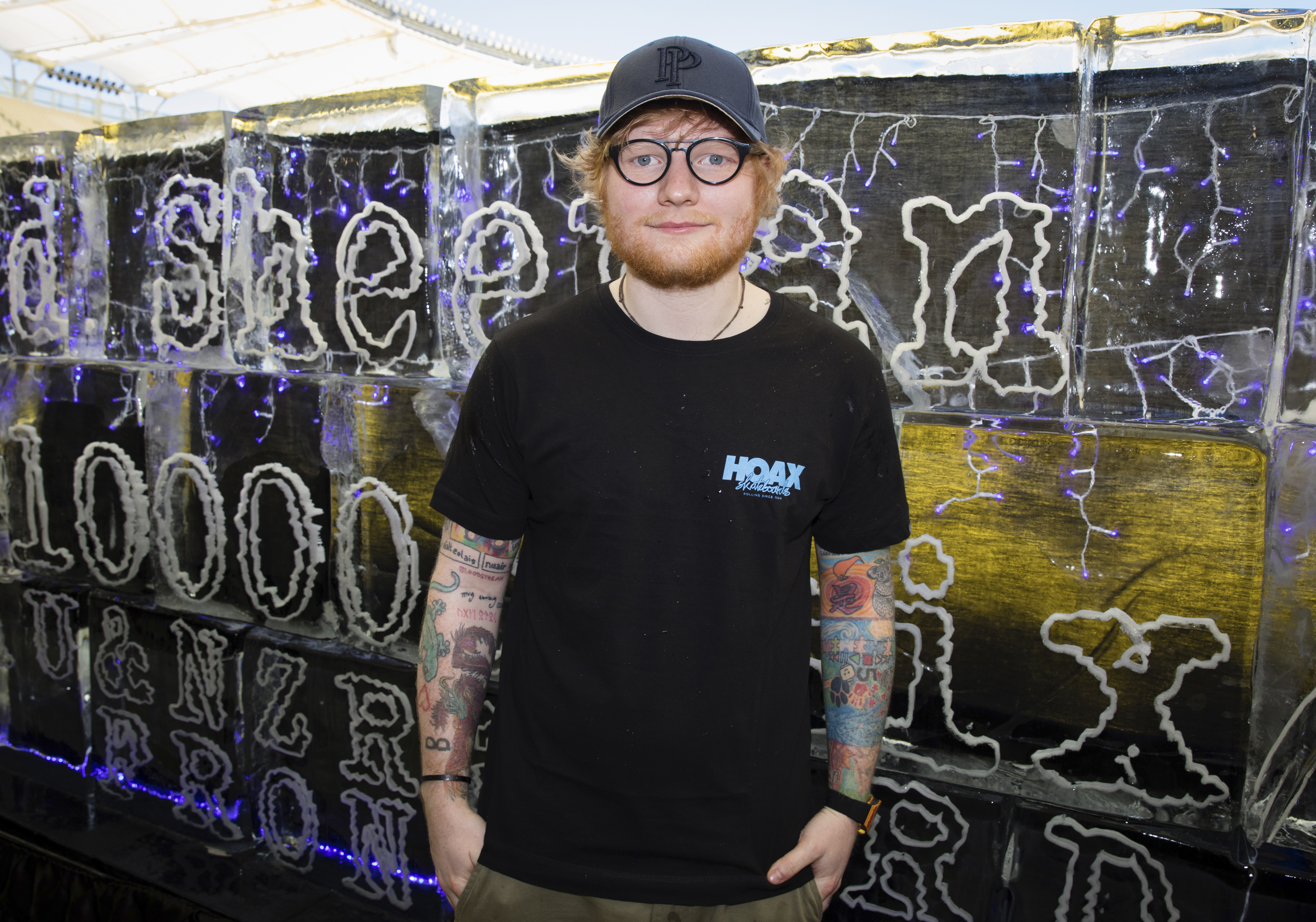 British singer Ed Sheeran in Australia