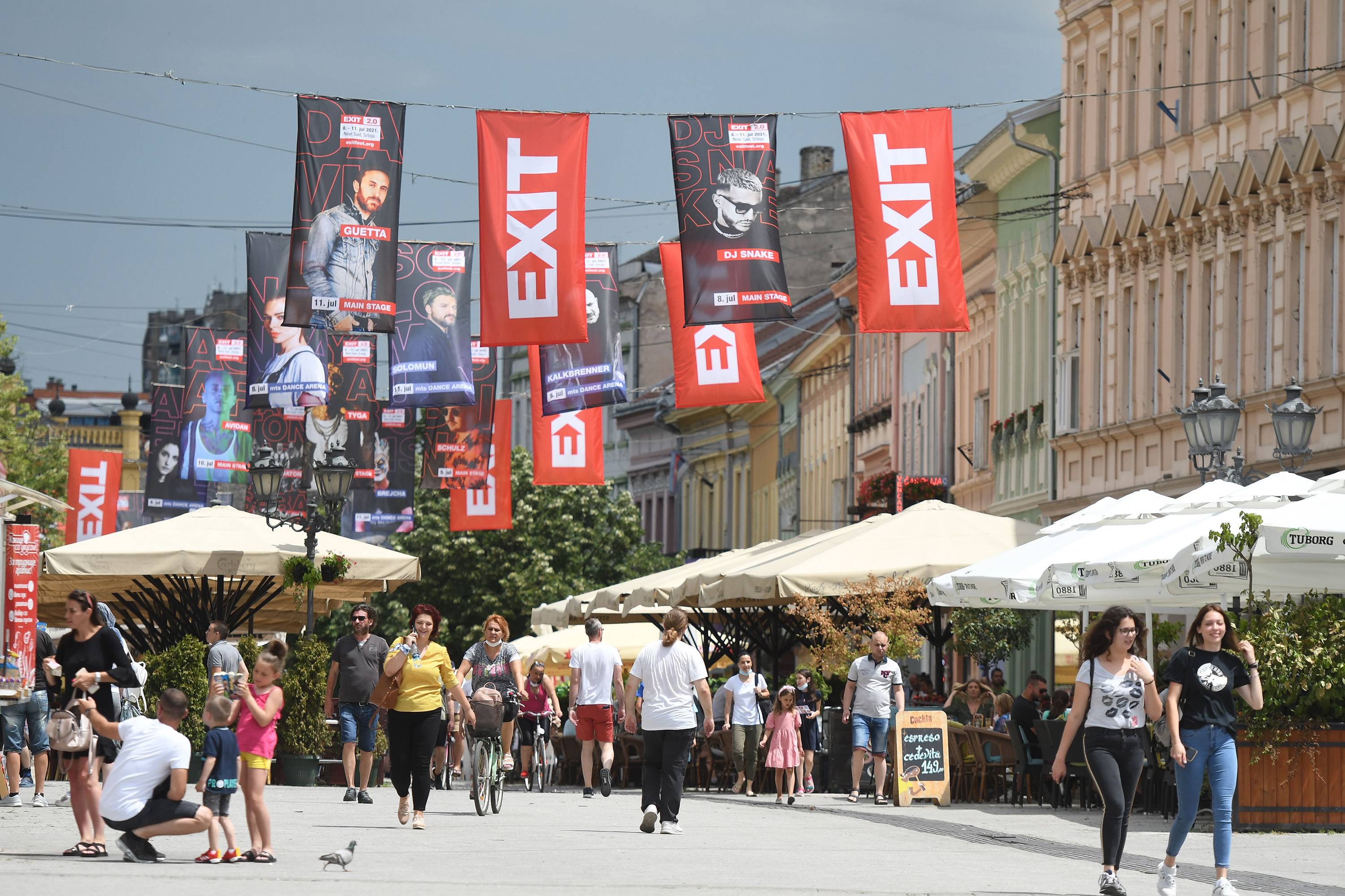 Novi Sad, 1.07.2021. - Pripreme za Egzit (EXIT) u Novom Sadu. (BETAPHOTO/DRAGAN GOJIC/MO)