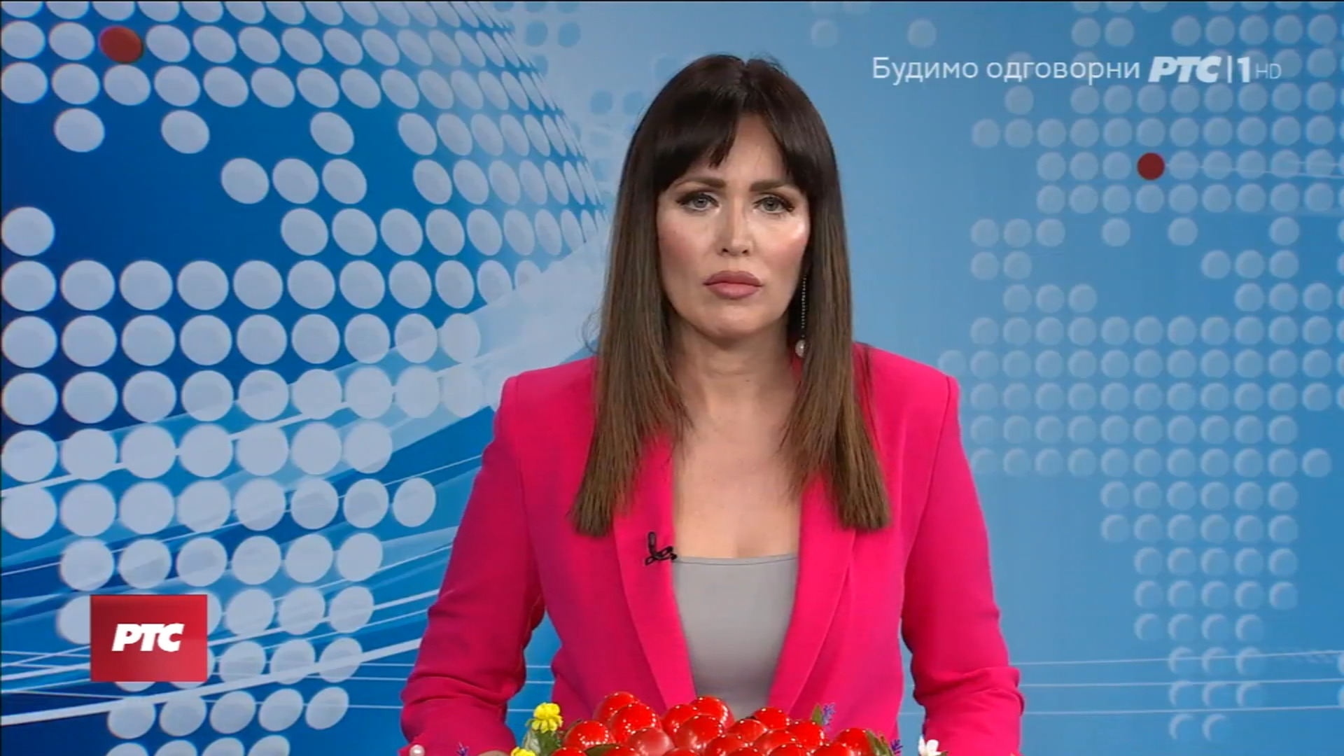 Foto: RTS Printscreen, voditeljka rts