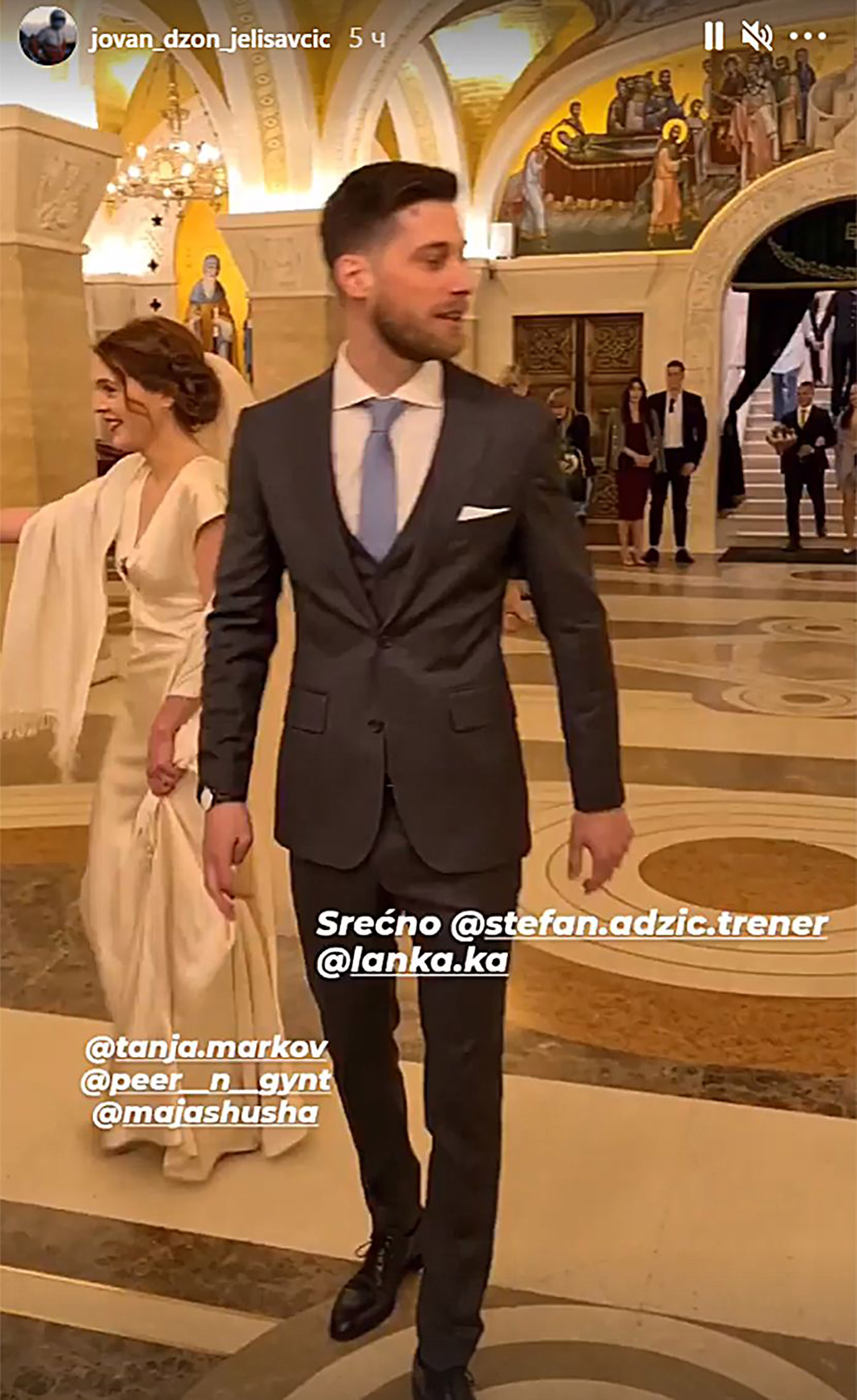 Tanja Bošković, ćerka Lana Karaklajić venčanje