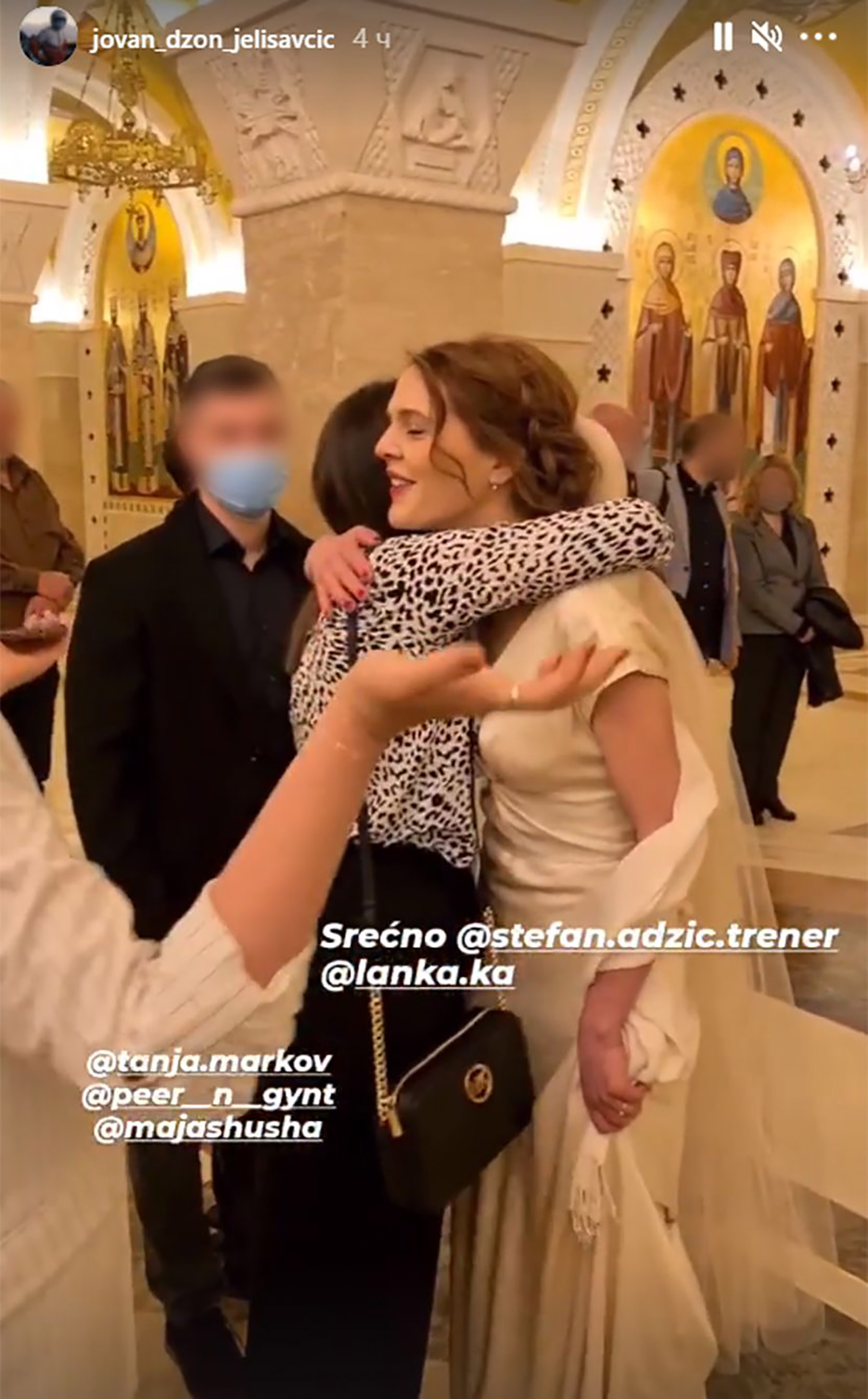 Tanja Bošković, ćerka Lana Karaklajić venčanje