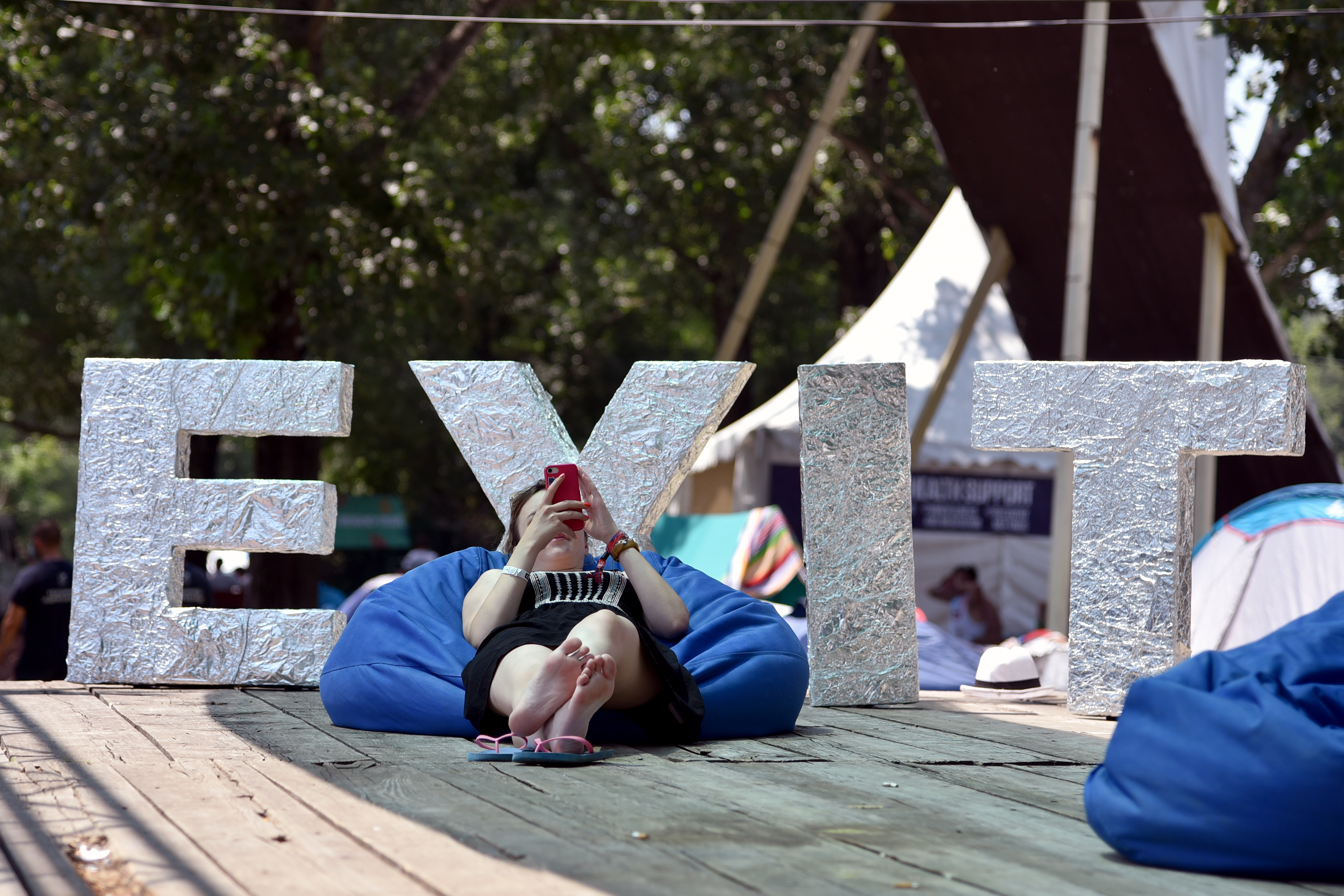 Novi Sad 06.07.2019EXIT kamp na stranduFOTO: RAS Nemanja Jovanovic