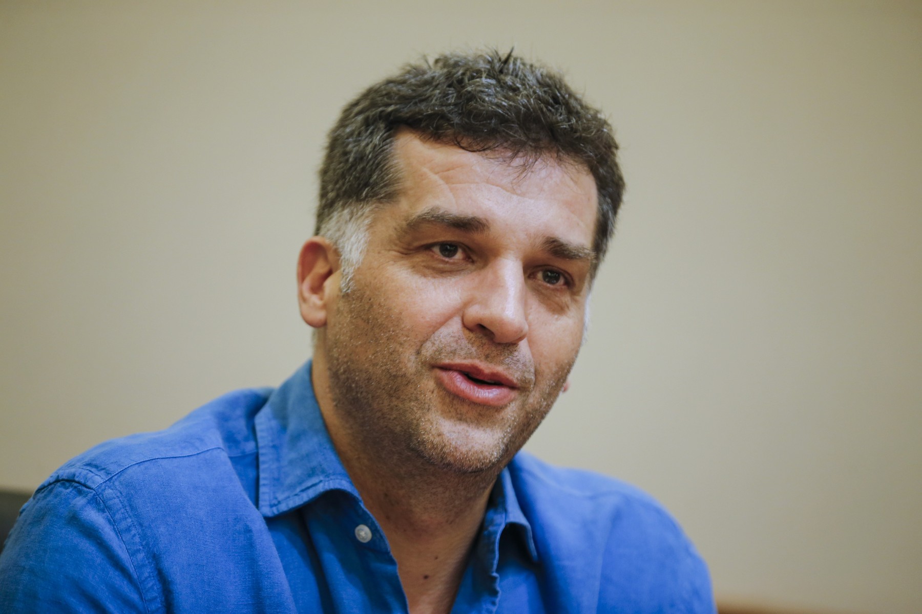 Bosnia-Herzegovinian film director Danis Tanovic in 54th International Antalya Film Festival