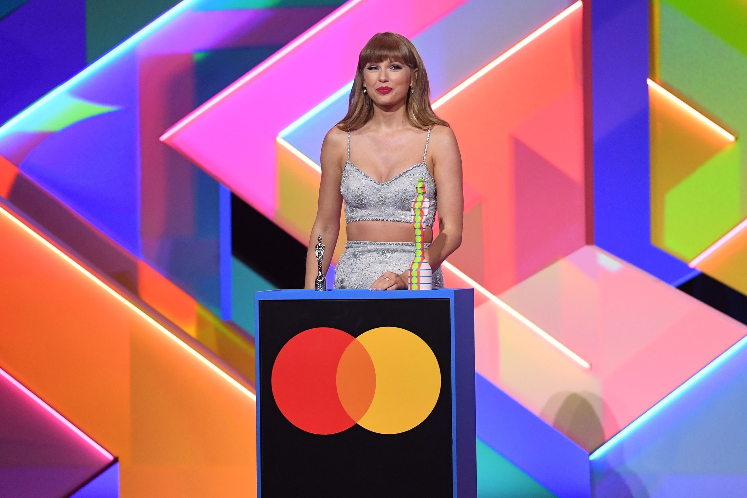 The BRIT Awards 2021 at The O2 Arena in London, England.