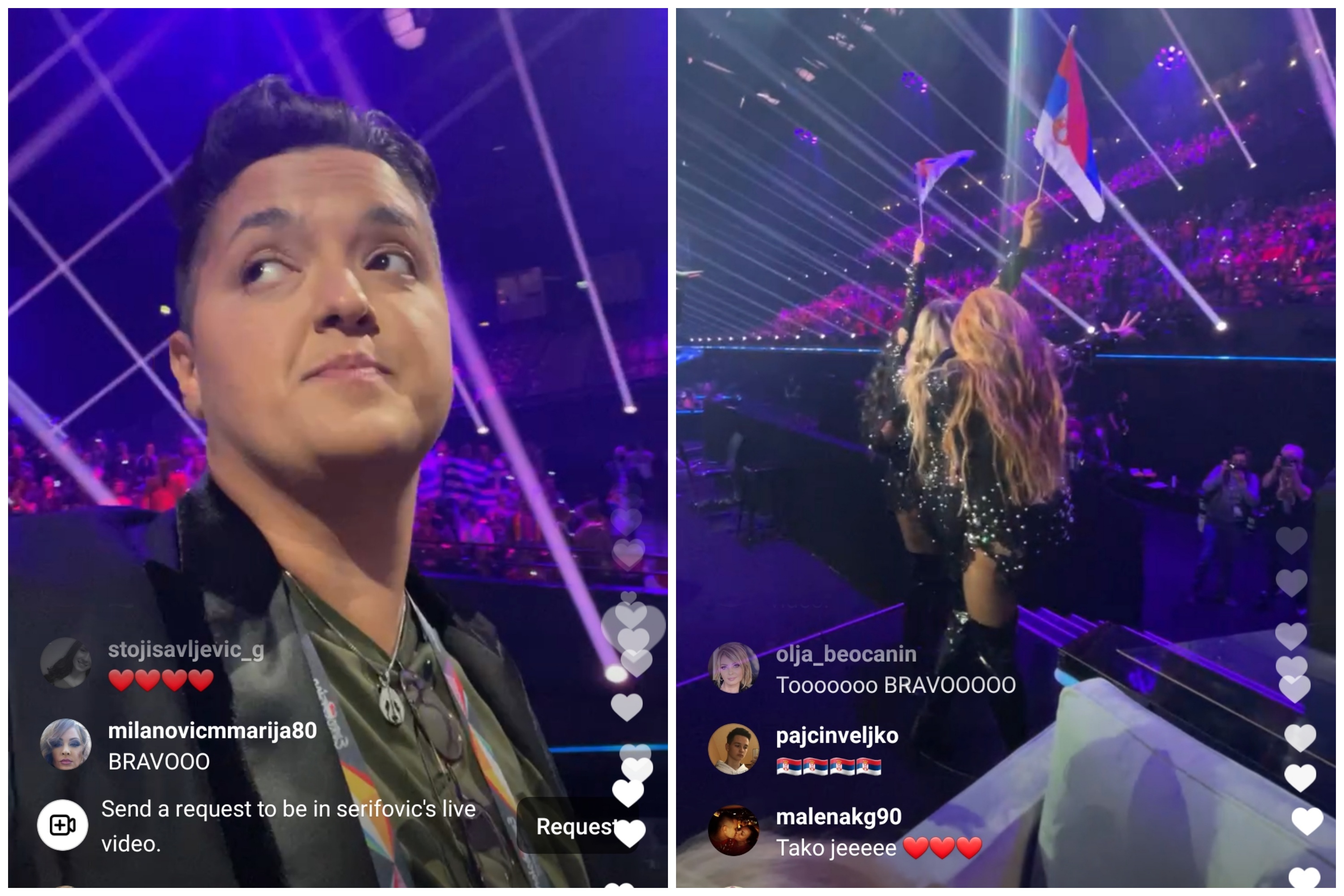 Hurricane, Evrovizija, finale Foto: Instagram/serifovic