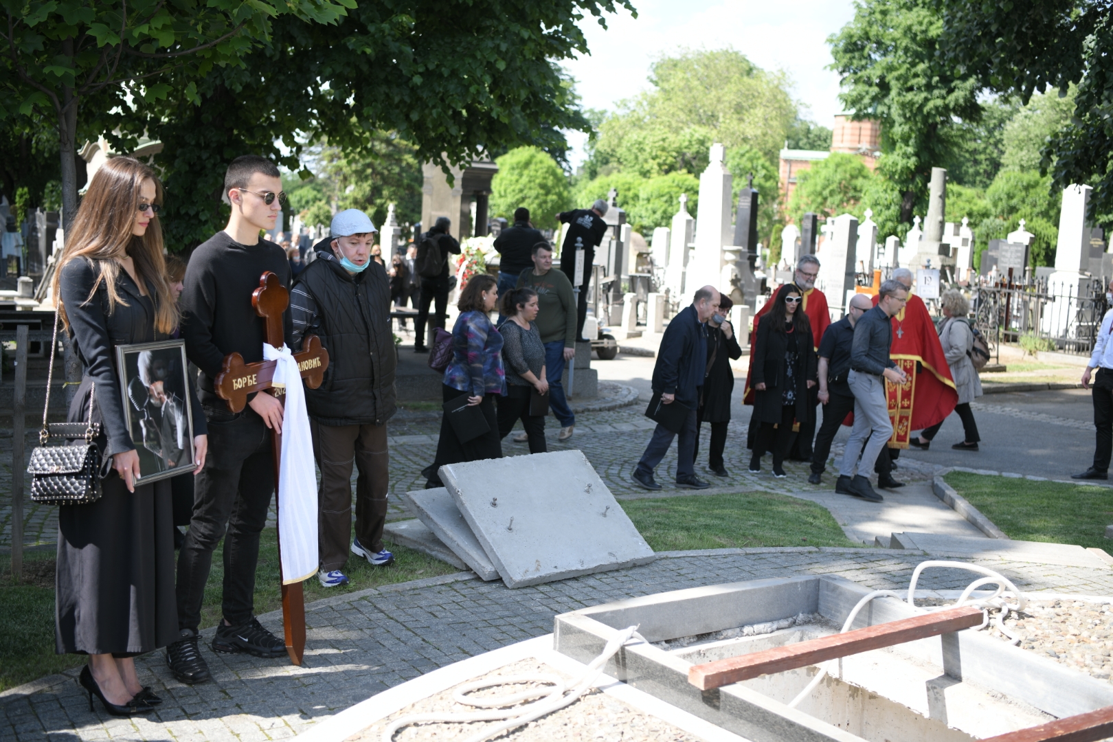 Beograd 21.05.2021. Sahrana Djordje Marjanovic foto Dragan Mujan Nova rs