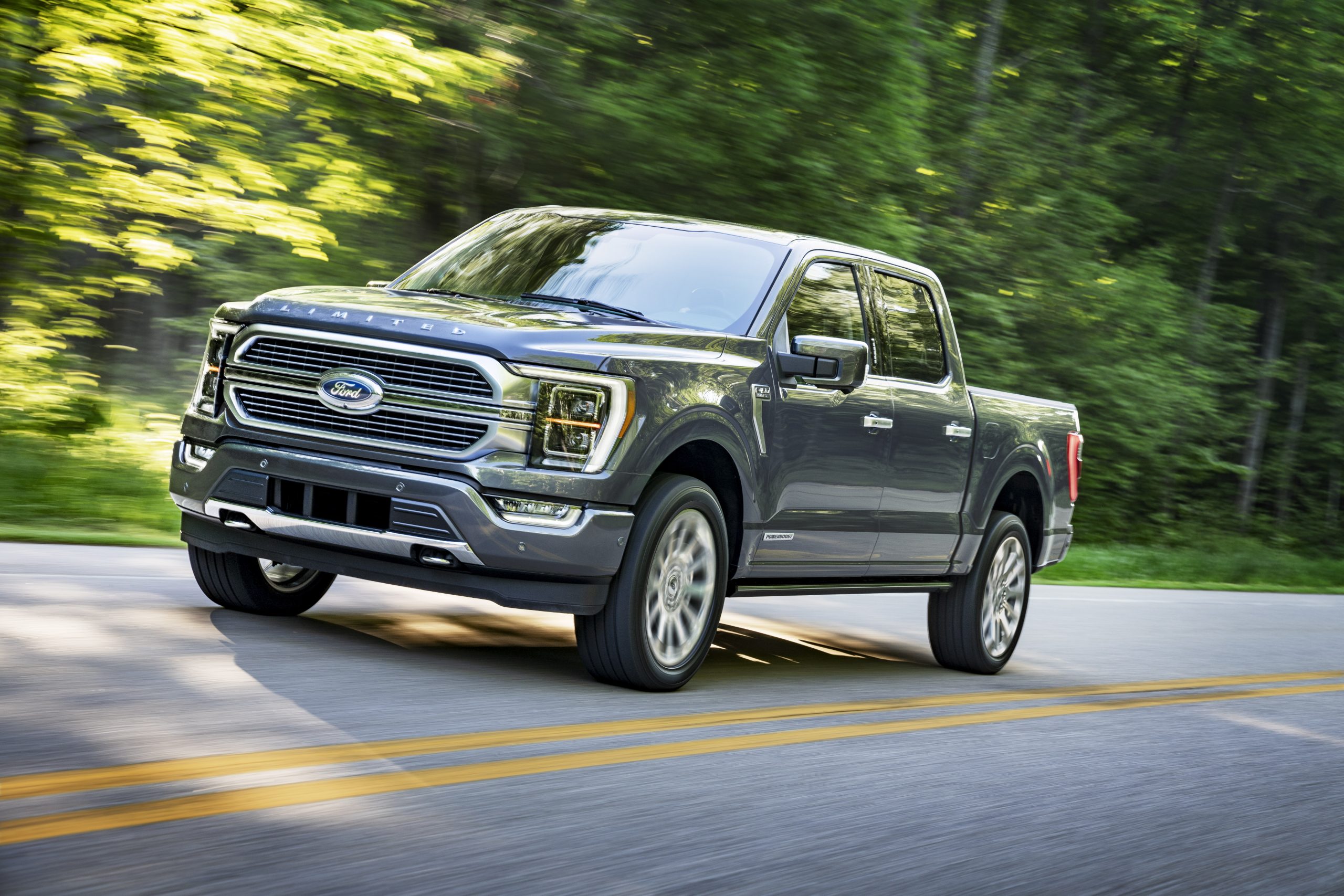 All-new F-150 Limited in Smoked Quartz Tinted Clearcoat.