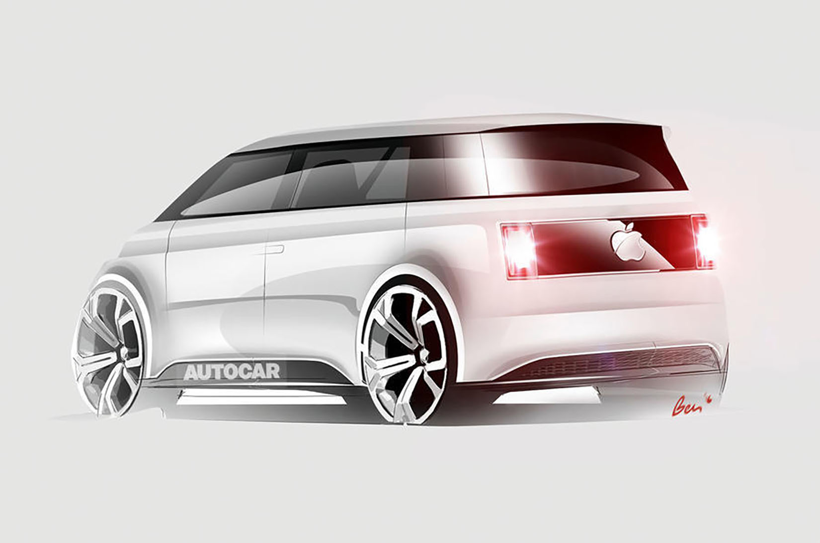 Autocar imagined the Apple 'iCar' in 2016
