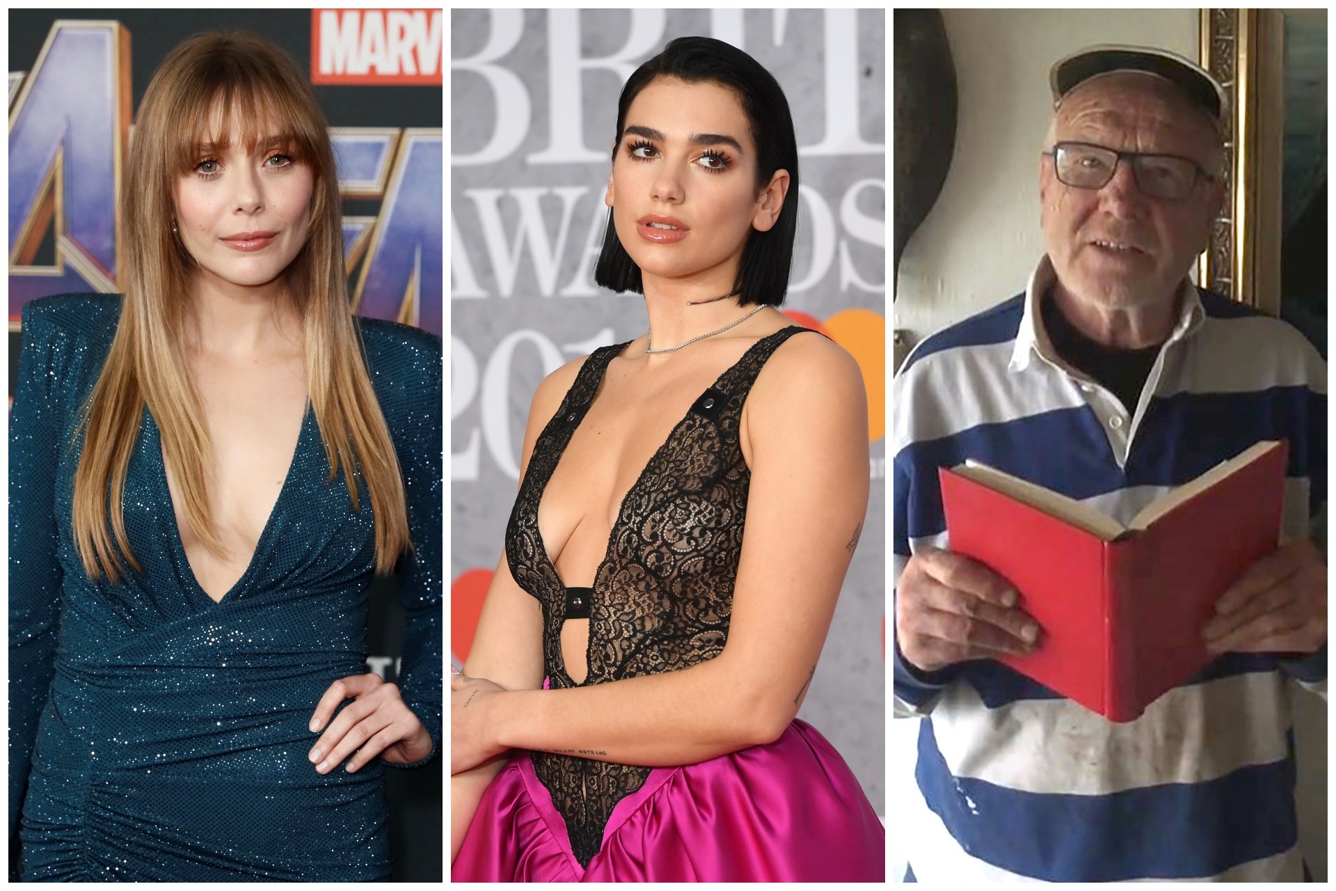Elizabet Olsen, Dua Lipa, Gert Filking kombo