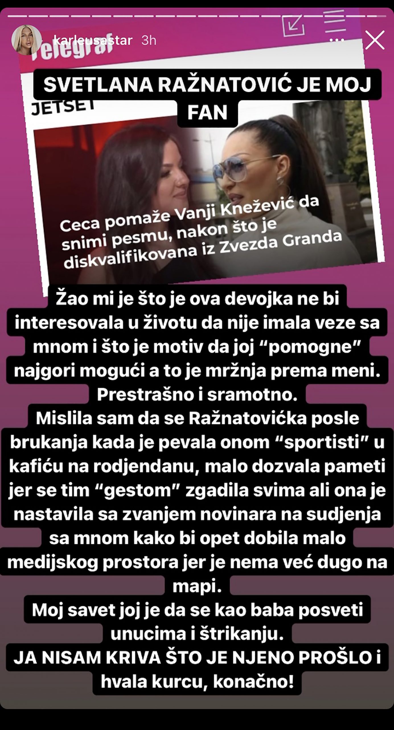 karleuša instagram