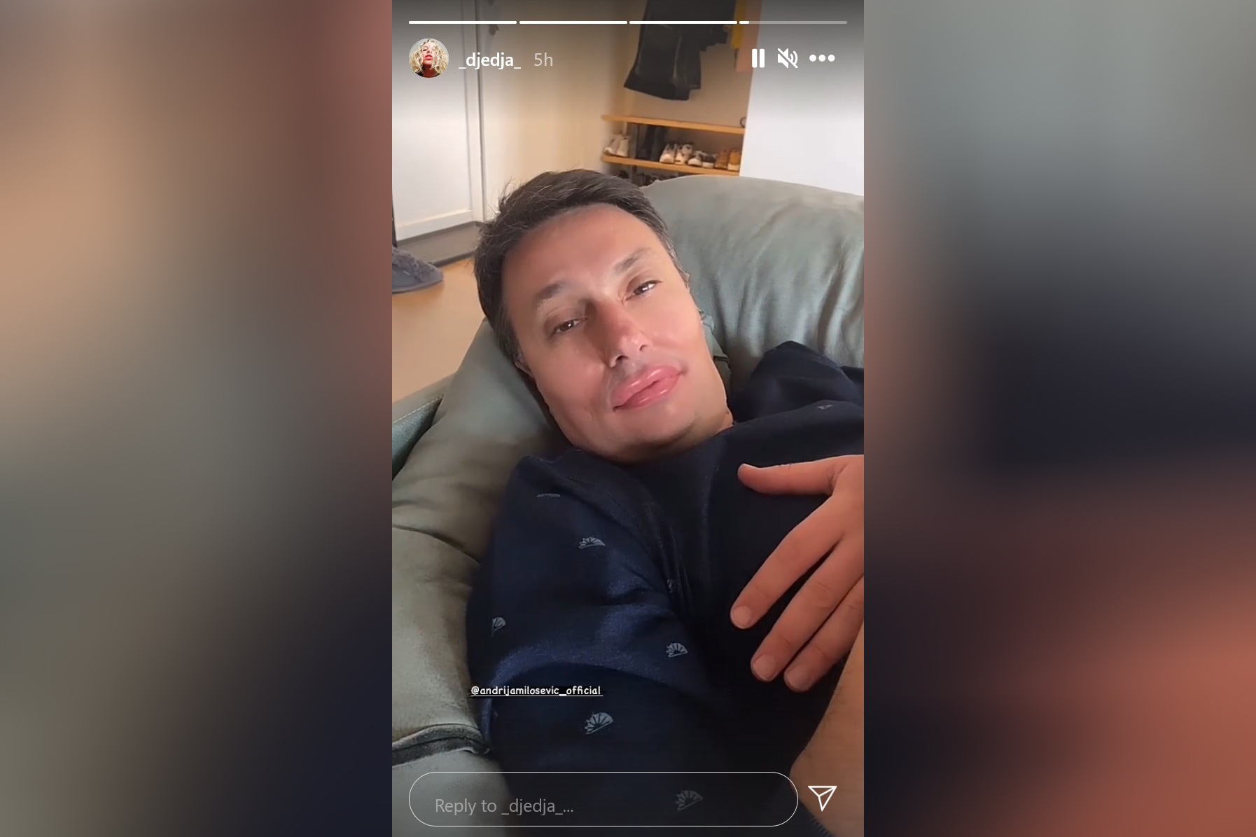 Andrija Milošević Foto: Instagram/_djedja_