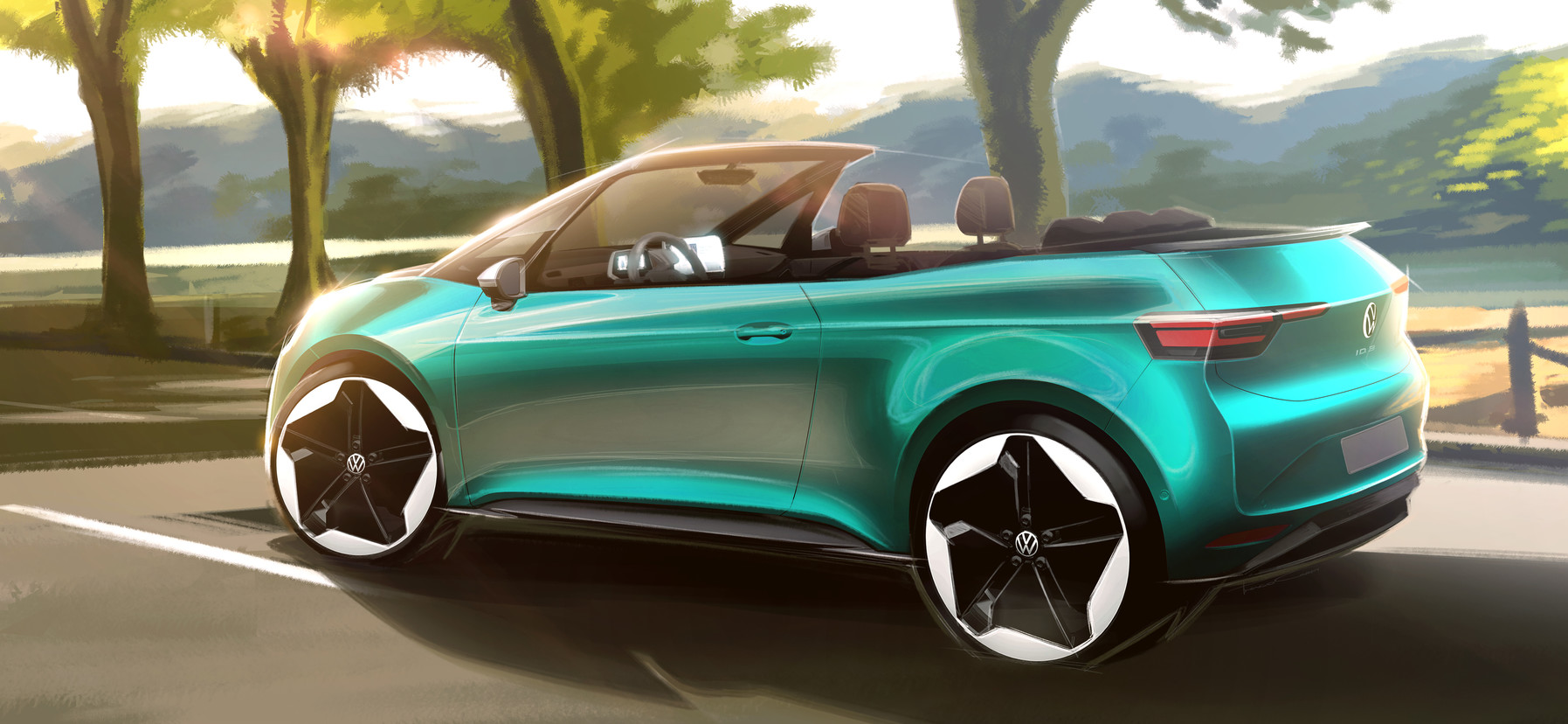 Design sketch, Volkswagen ID.3