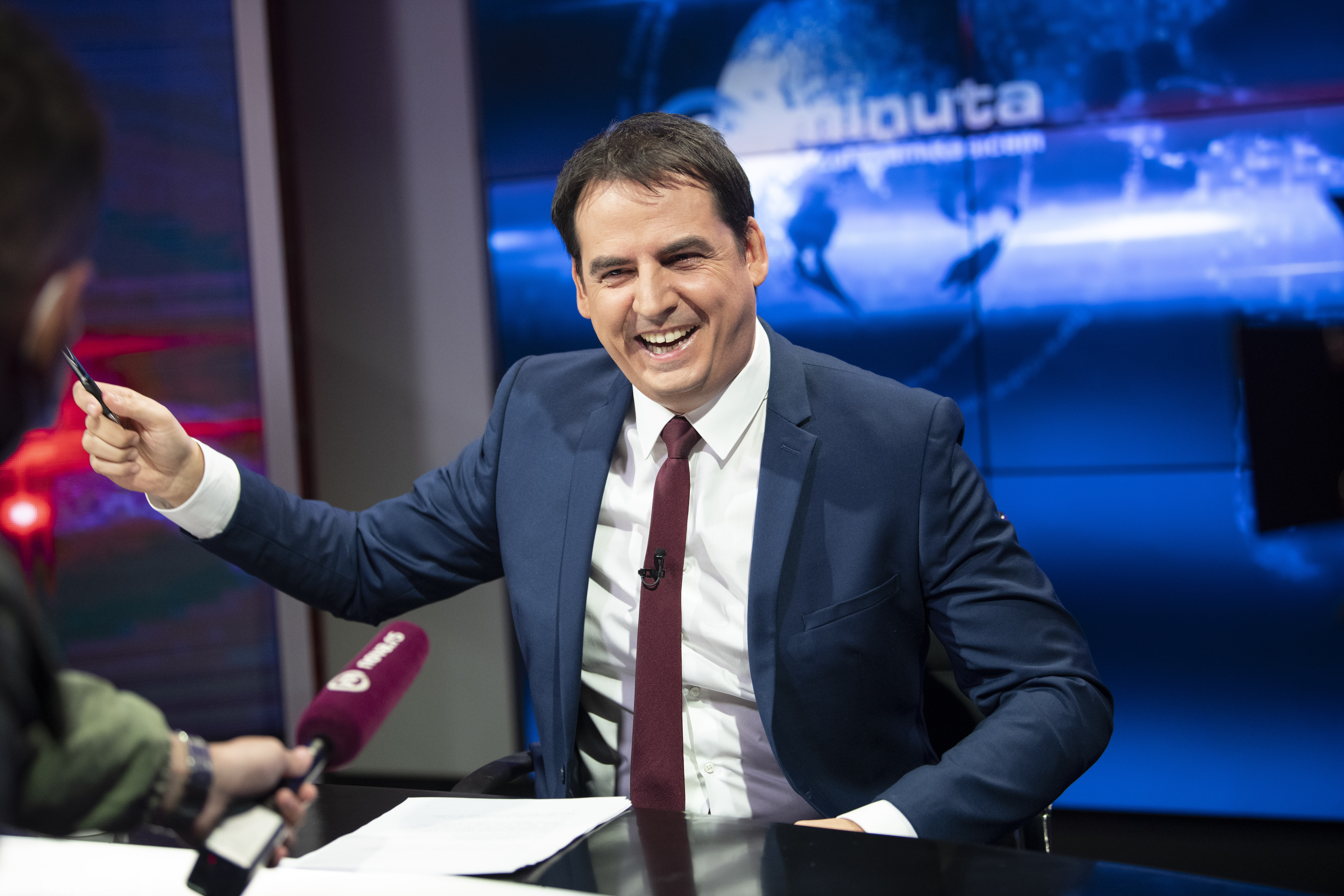 Beograd 30.10.2020. Zoran Kesić, autor i voditelj emisije 24 minuta, emisija 24 minuta Foto: Dragan Mujan/Nova.rs