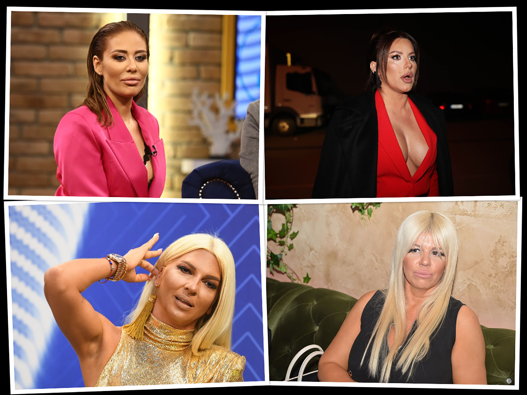 Ana Nikolic Seka Aleksic Jelena Karleusa i Dara Bubamara