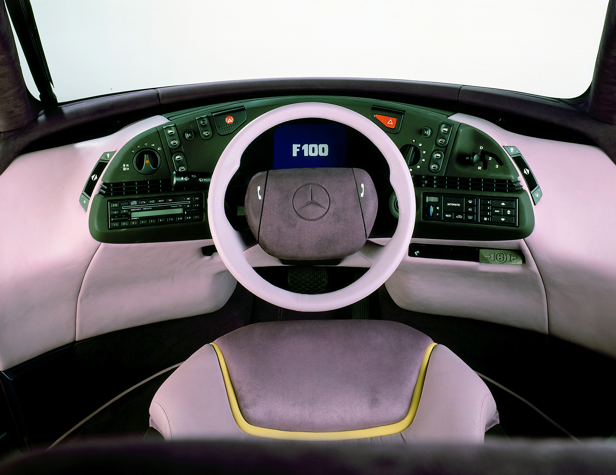 Mercedes-Benz F 100 im Jahr 1991: ein starker Blick in die Zukunft des AutomobilsMercedes-Benz F 100 in 1991 – A powerful glance into the future of the car
