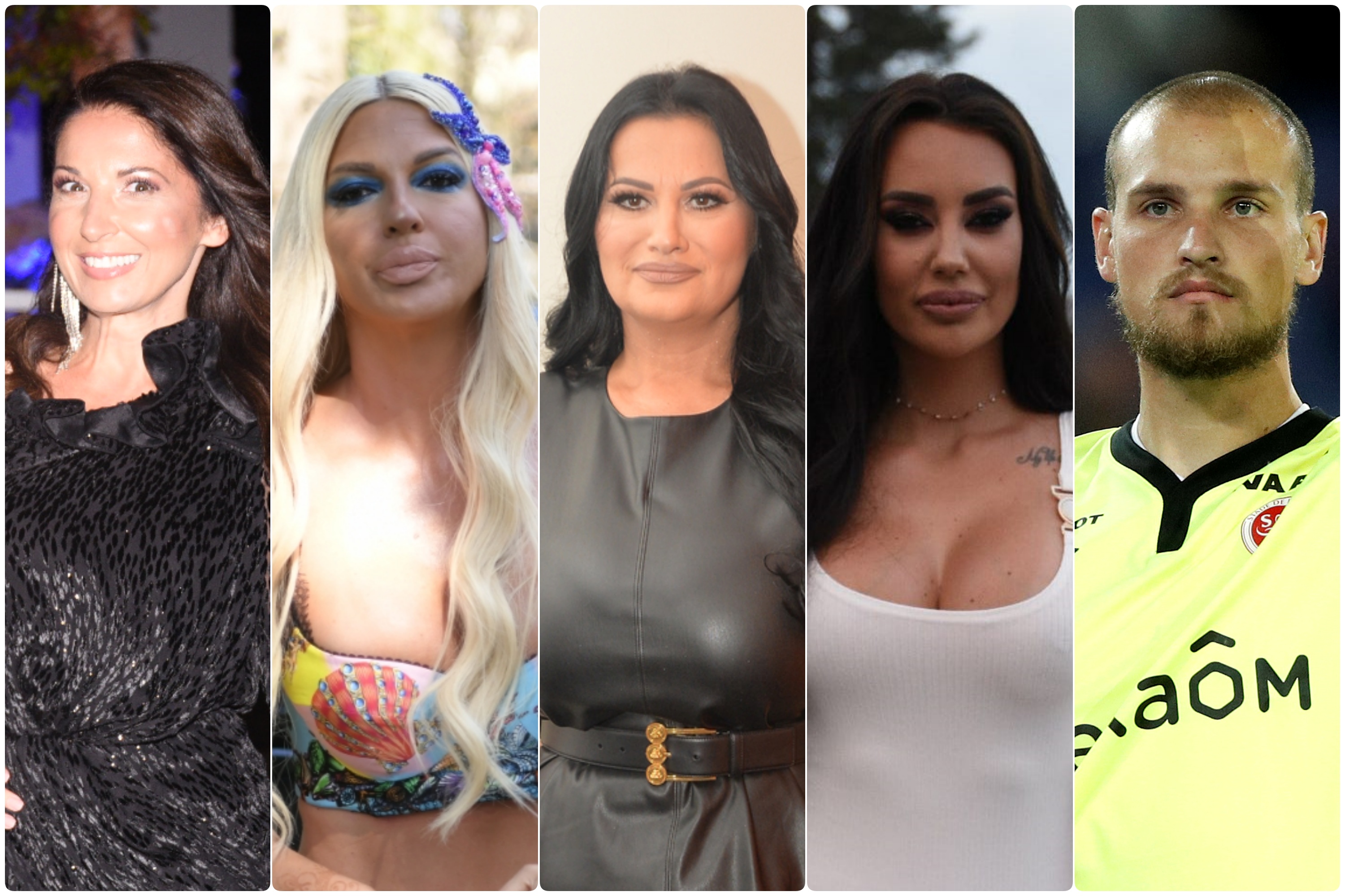 Jana Todorović, Sanja Marinković, Jelena Karleuša, Fudbaler Pedja Rajkovic, Kaca Grujic