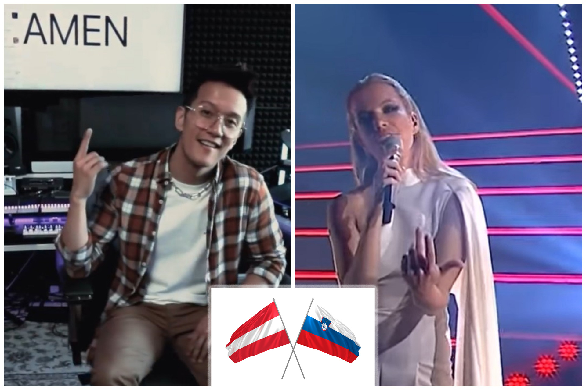 Vinsent Bueno Amen Austrija, Ana Soklič - Amen Slovenija kombo