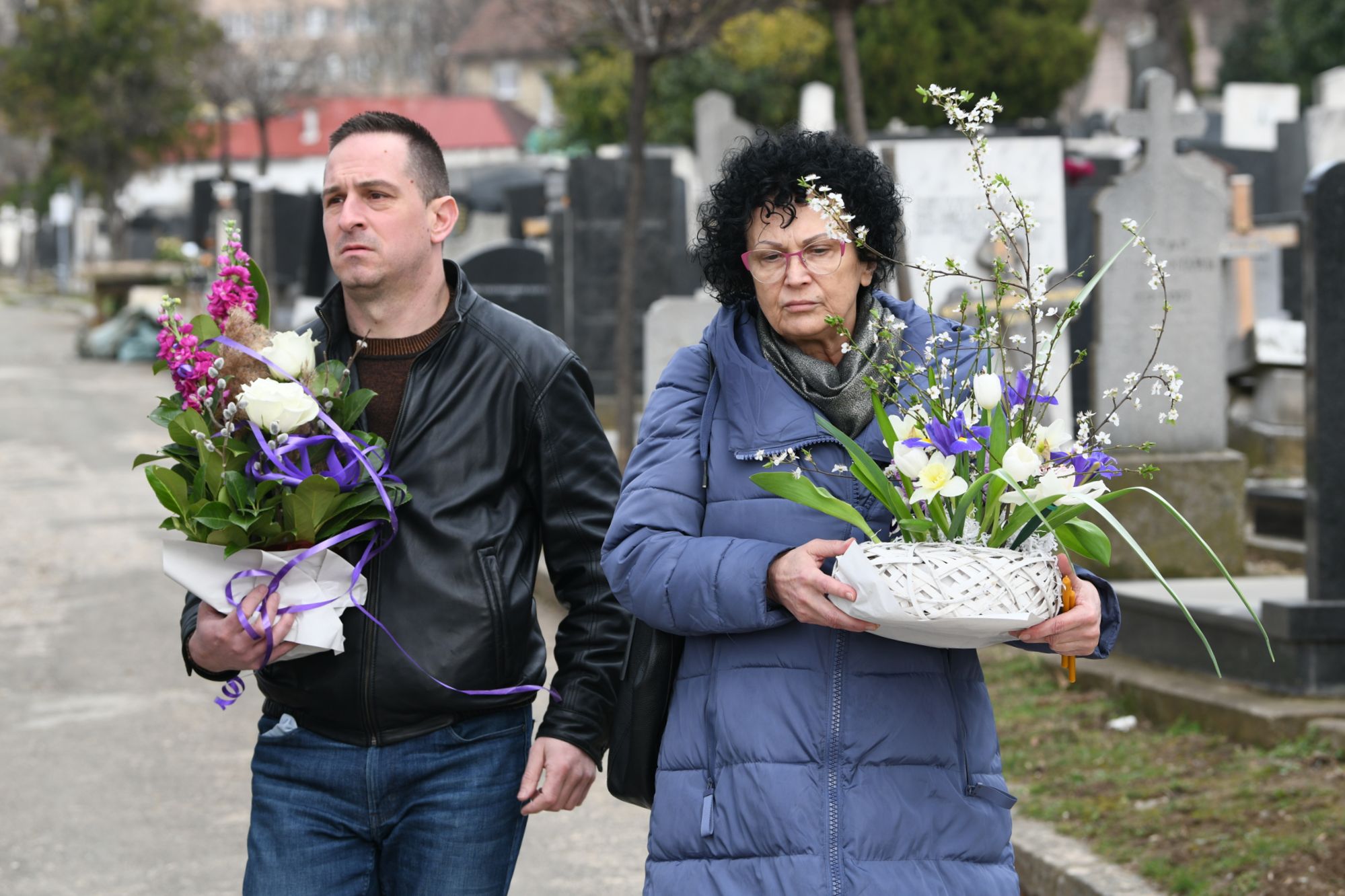 Beograd 16. mart 2021. Pomen pevacici Kseniji Pajcin, dvadeset godina od ubistva, groblje Foto:Goran Srdanov/Nova.rs