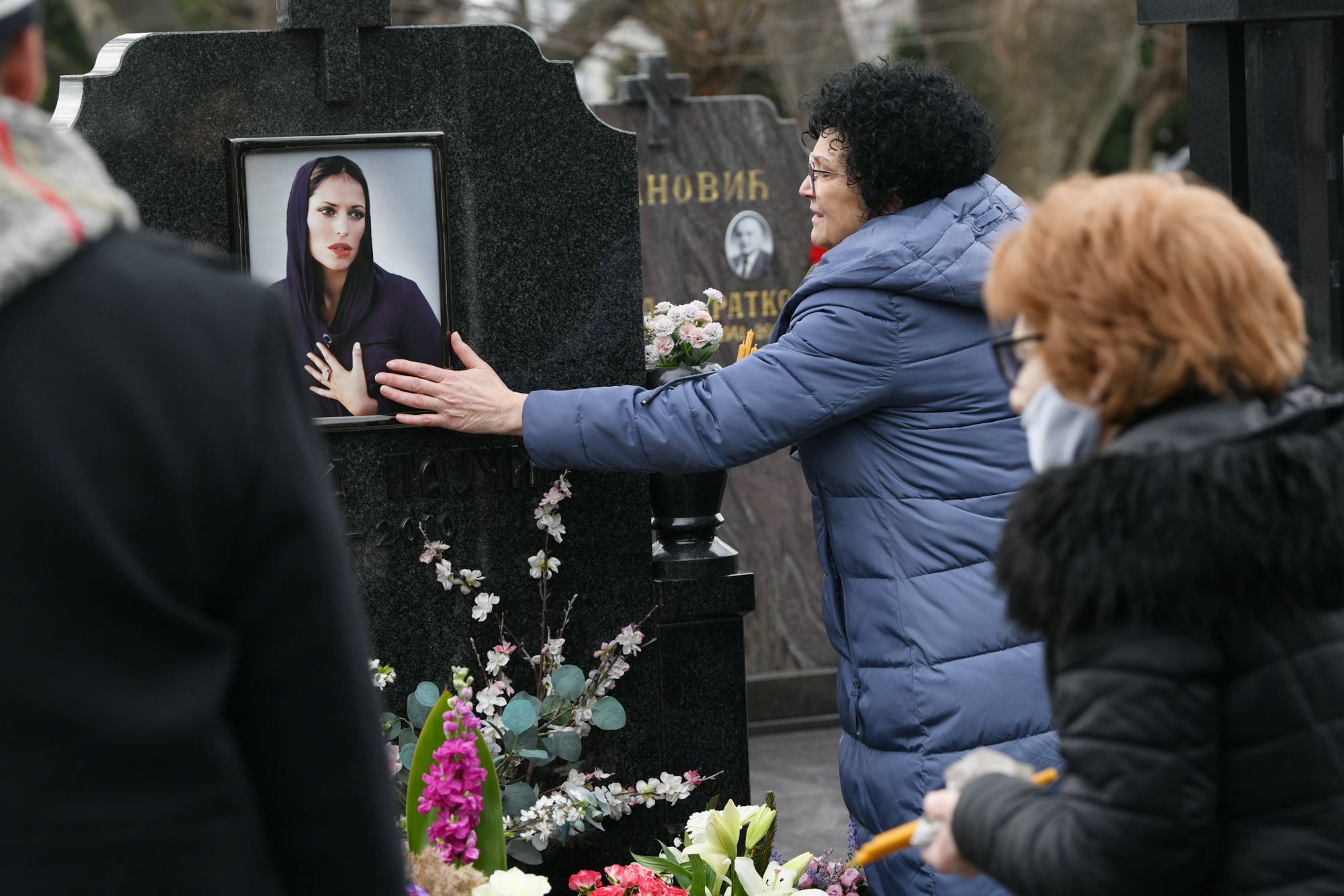Beograd 16. mart 2021. Pomen pevacici Kseniji Pajcin, dvadeset godina od ubistva, groblje Foto:Goran Srdanov/Nova.rs