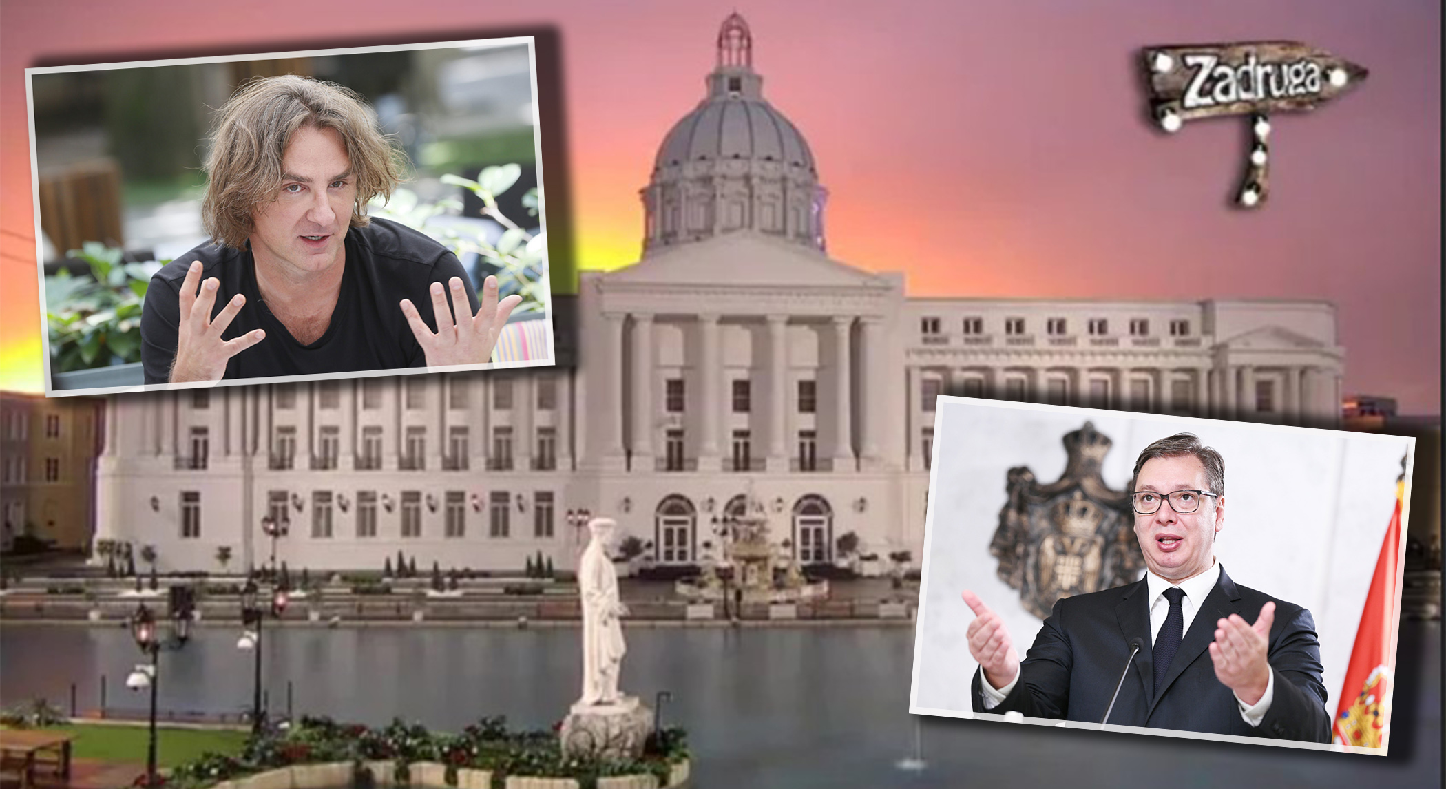 zeljko mitrovic aleksandar aca vucic i palata milenija