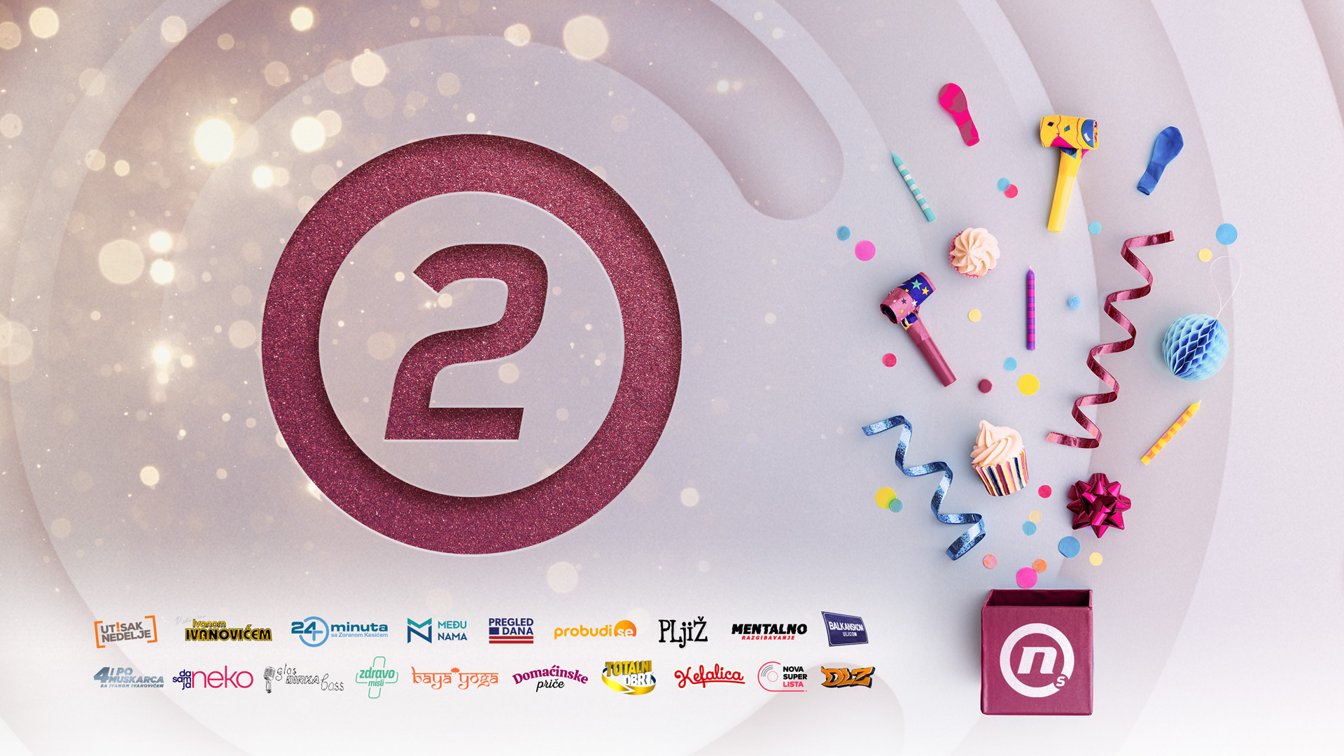 Nova S, televizija, drugi rođendan, rodjendan Foto: Promo