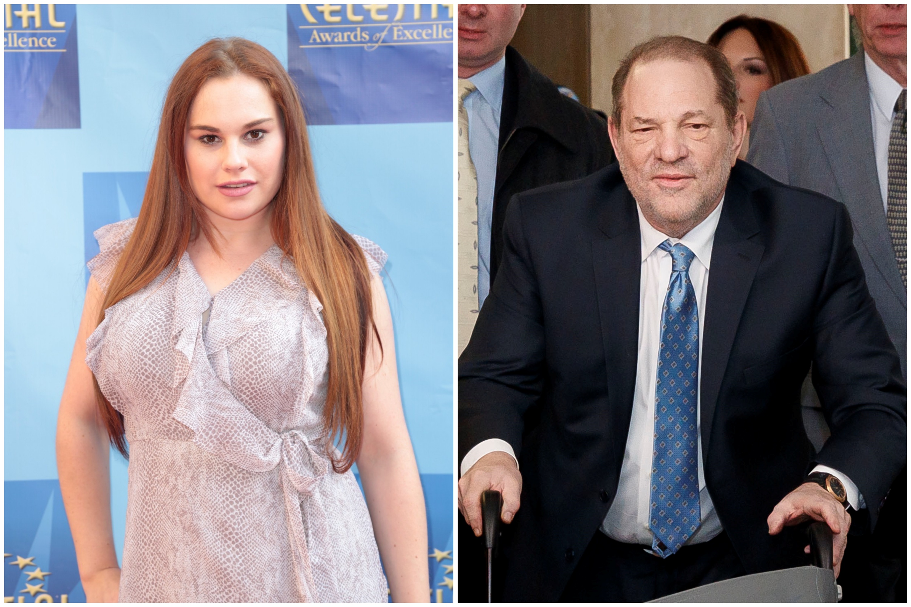 Hejli Grip, Harvi Vajnstin, Hayley Gripp, Harvey Weinstein, kombo Foto: BACKGRID / Backgrid USA / Profimedia / EPA-EFE/JUSTIN LANE