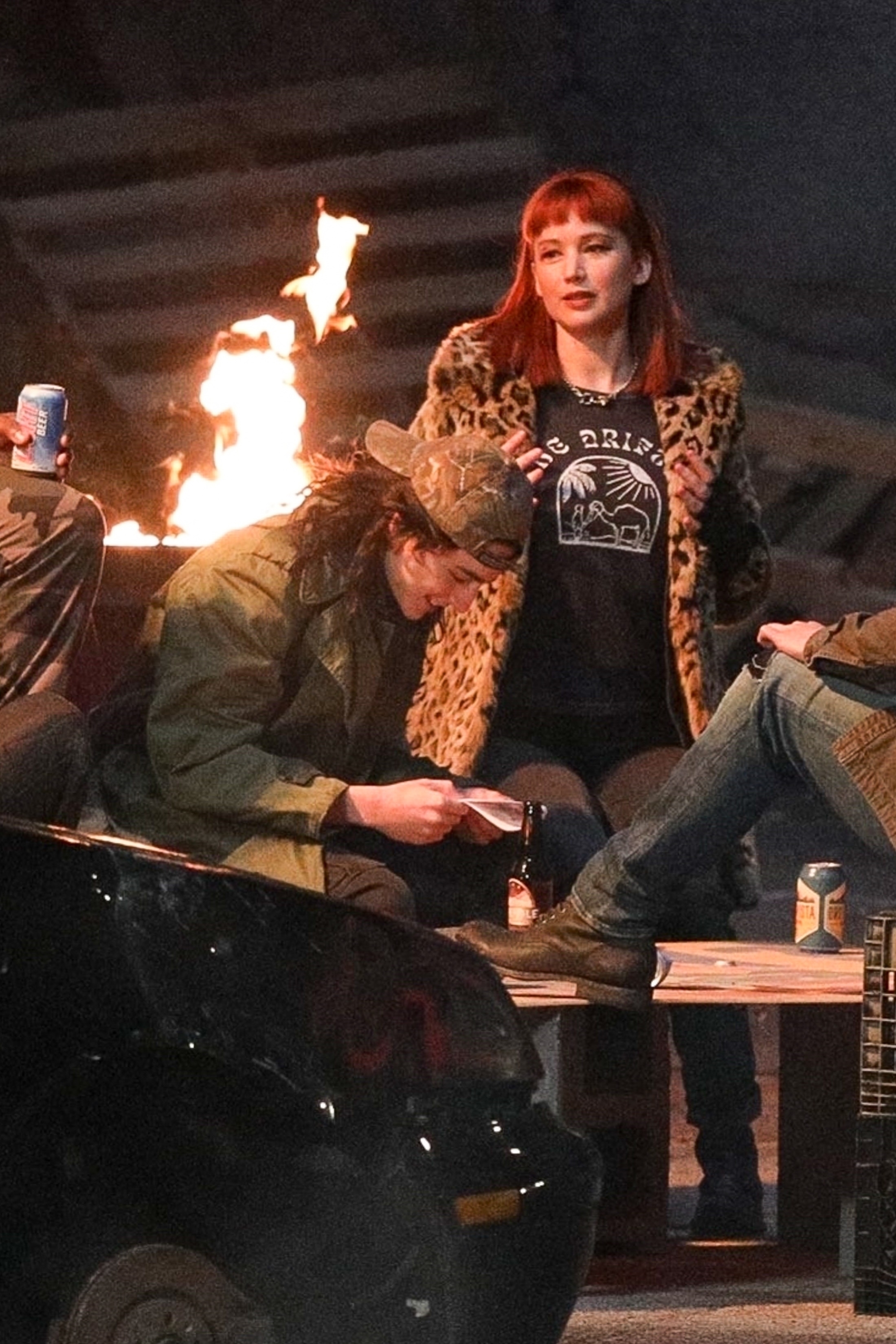 *PREMIUM-EXCLUSIVE* First pictures of Jennifer Lawrence back on set after accident