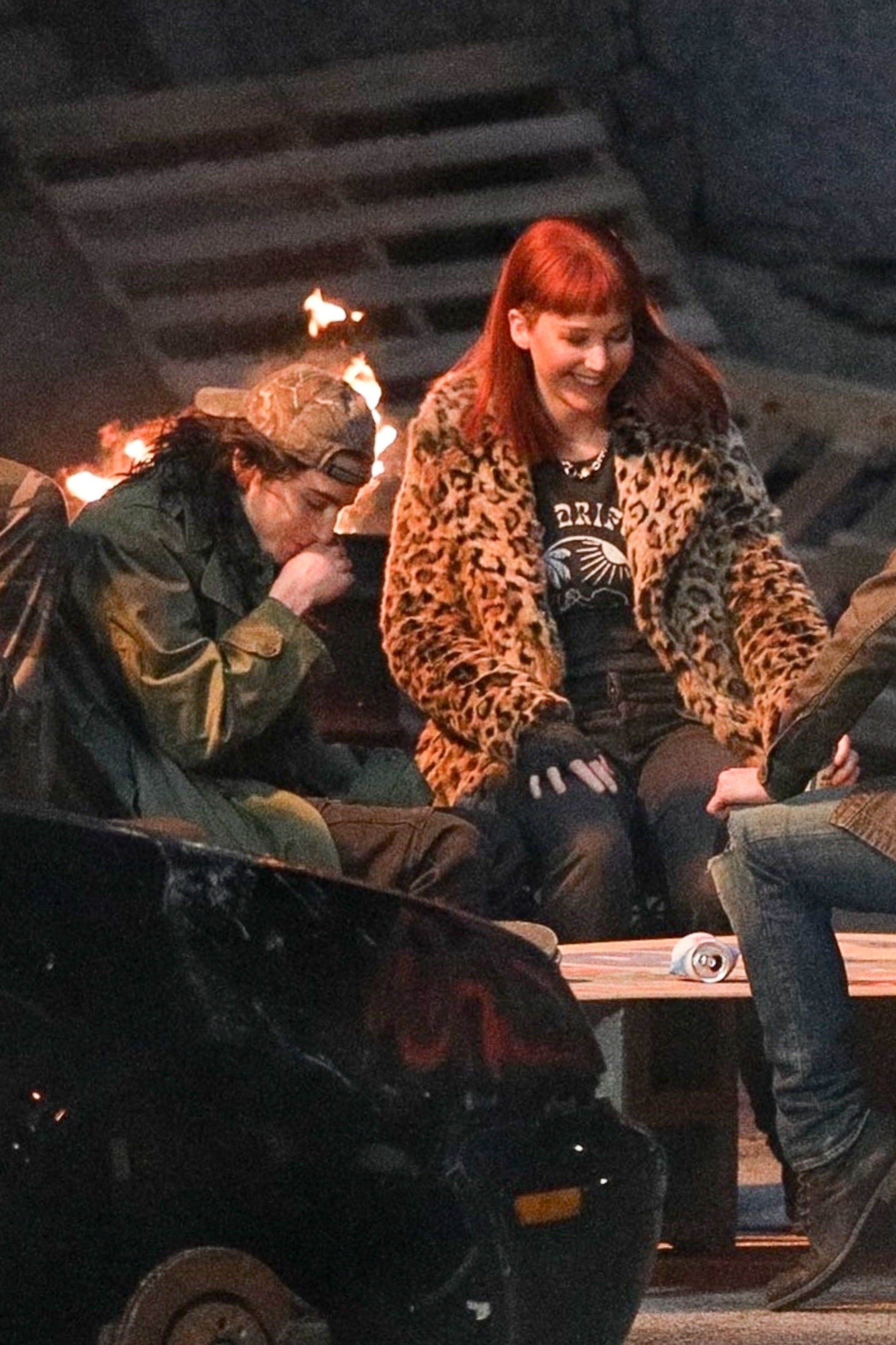 *PREMIUM-EXCLUSIVE* First pictures of Jennifer Lawrence back on set after accident