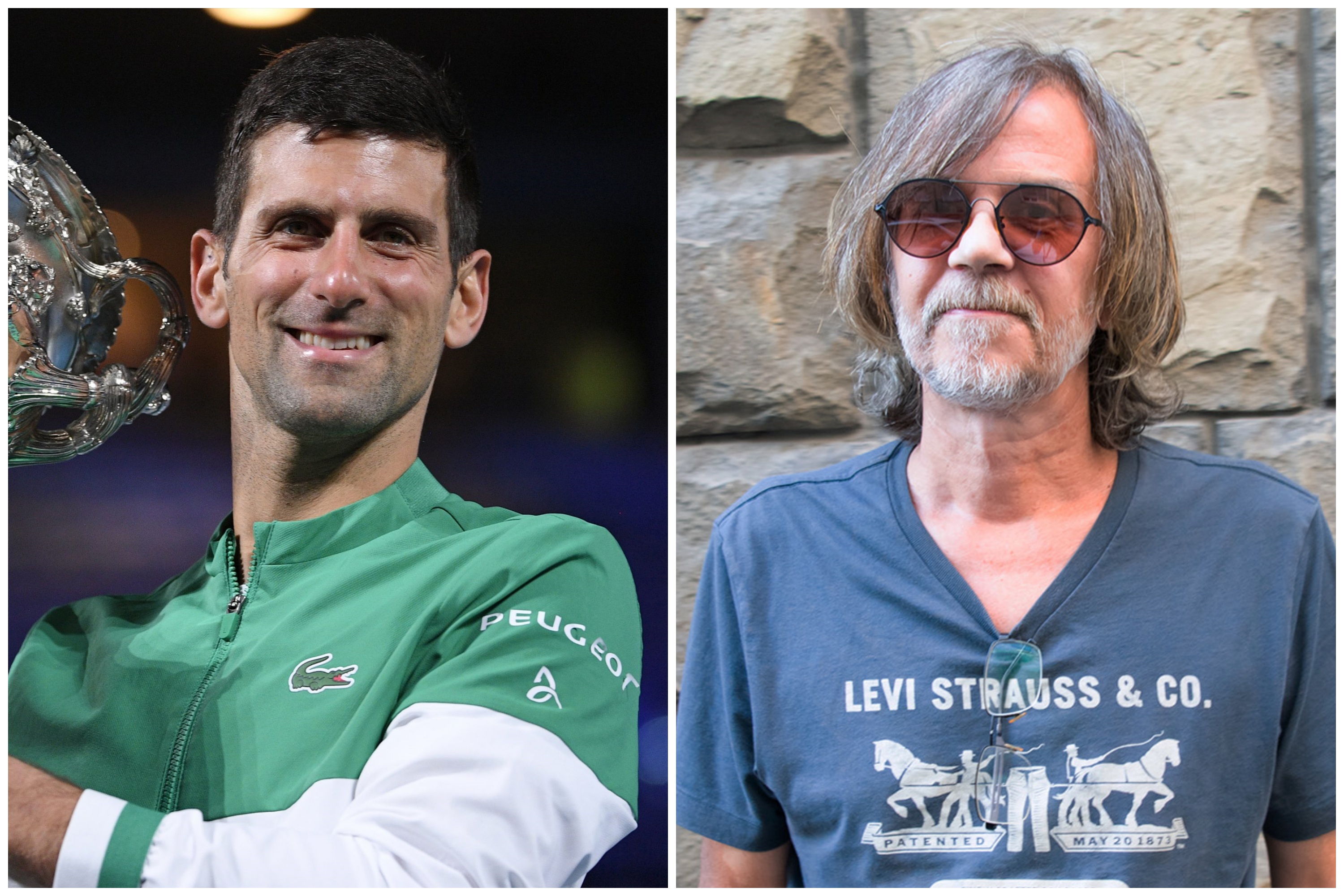 Novak Đoković, Novak Djoković, Srđan Žika Todorović, Srdjan Žika Todorović, kombo Foto: Tanjug/AP Photo/Andy Brownbill/Goran Srdanov/Nova.rs